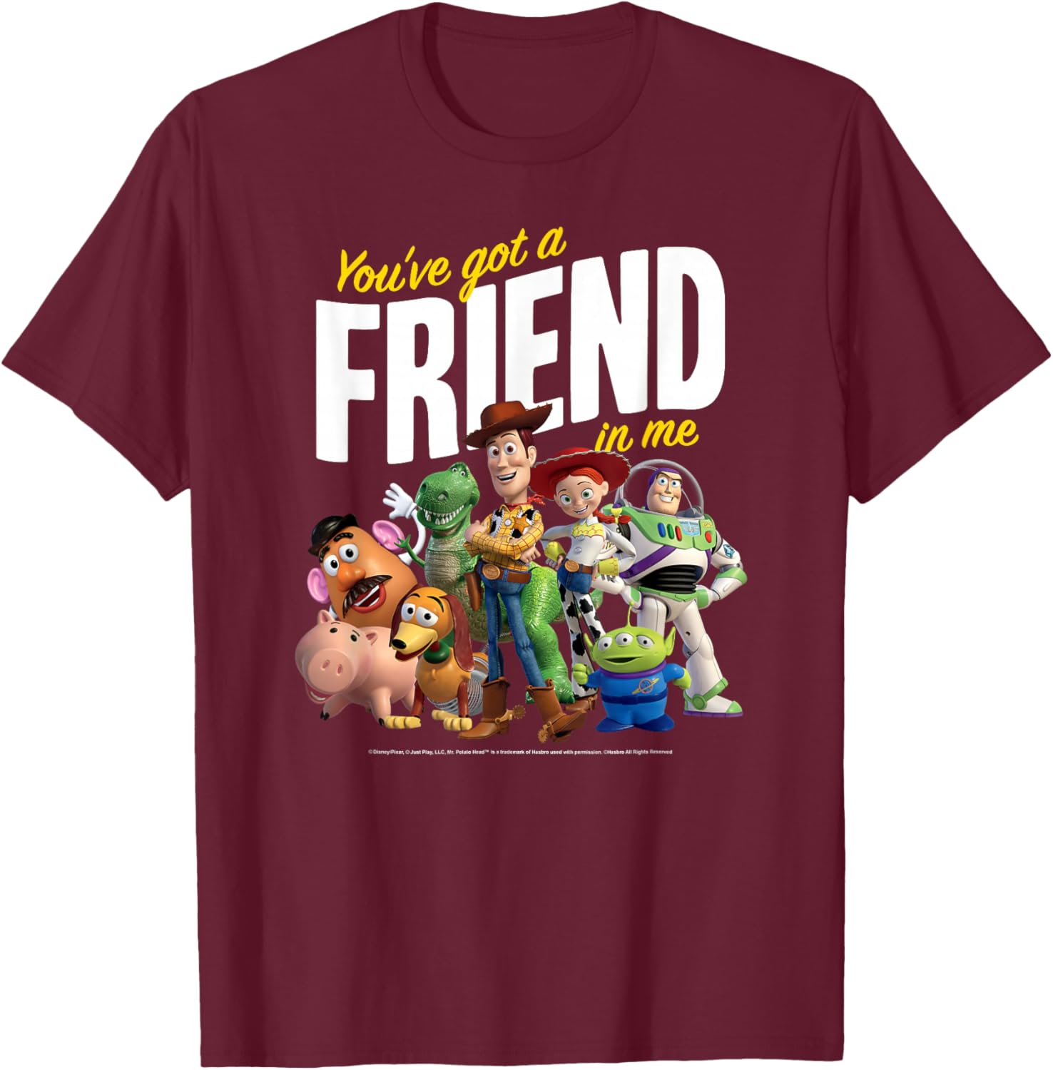 Toy Story You've Got a Friend In Me T-Shirt for Kids and Adults - 5