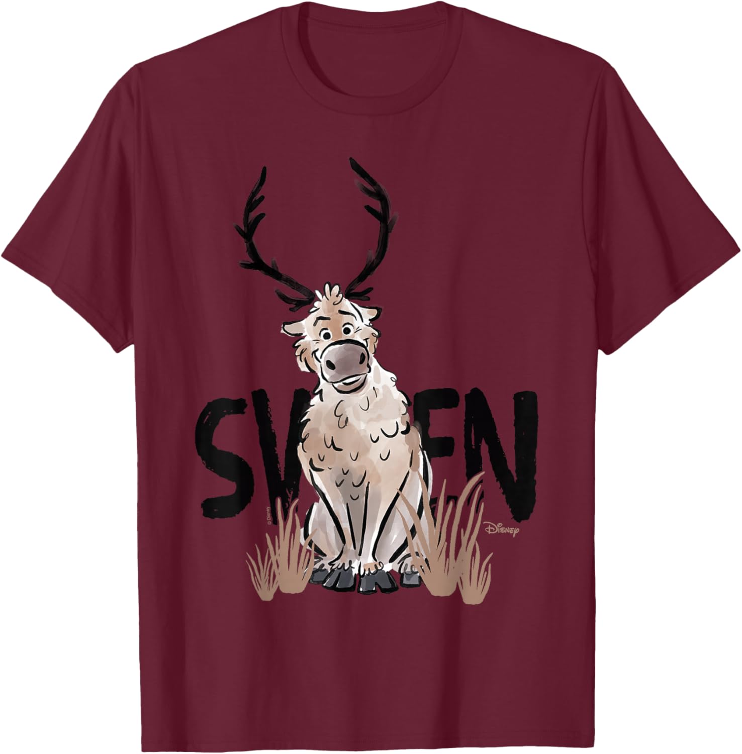 Frozen 2 Sven Watercolor T-Shirt for Kids - Fun and Stylish Apparel - 7