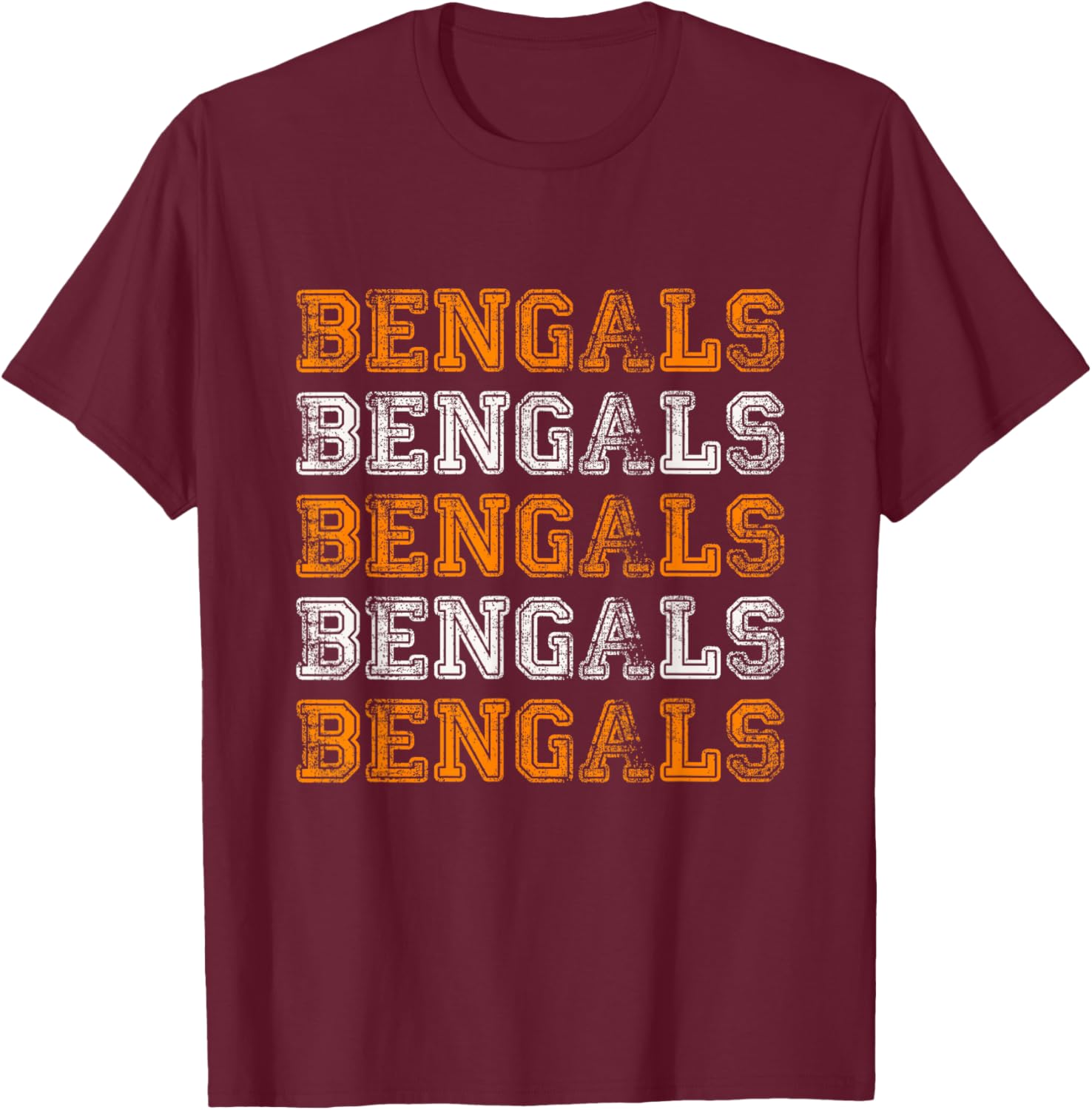 Vintage Retro Bengals T-Shirt for Trendy Sports Fans and Style Enthusiasts - 9