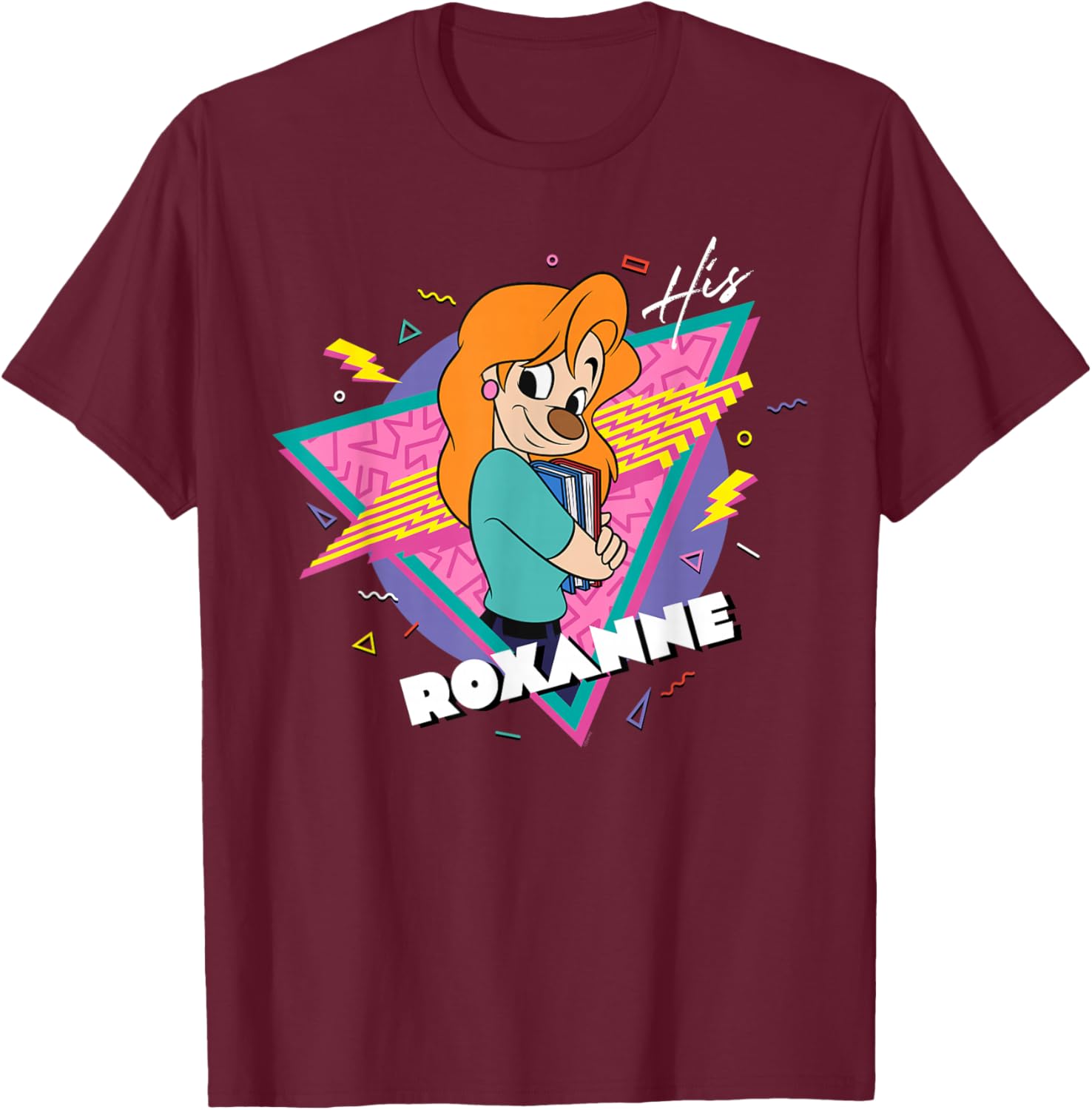 Disney A Goofy Movie Retro 90s Couples Matching His Roxanne T-Shirt - 21