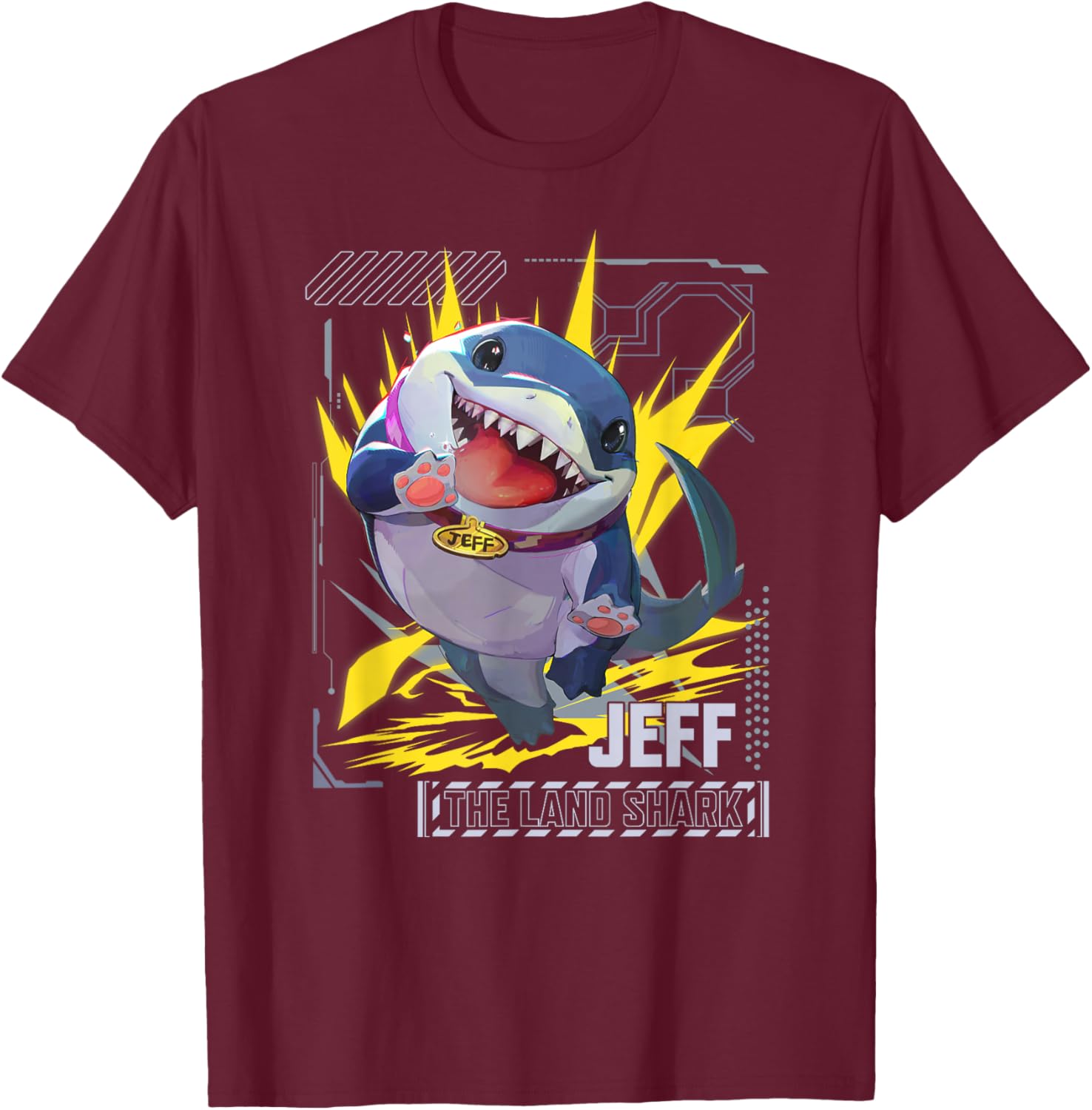 Marvel Rivals Jeff the Land Shark T-Shirt for Superhero Gamers - 4