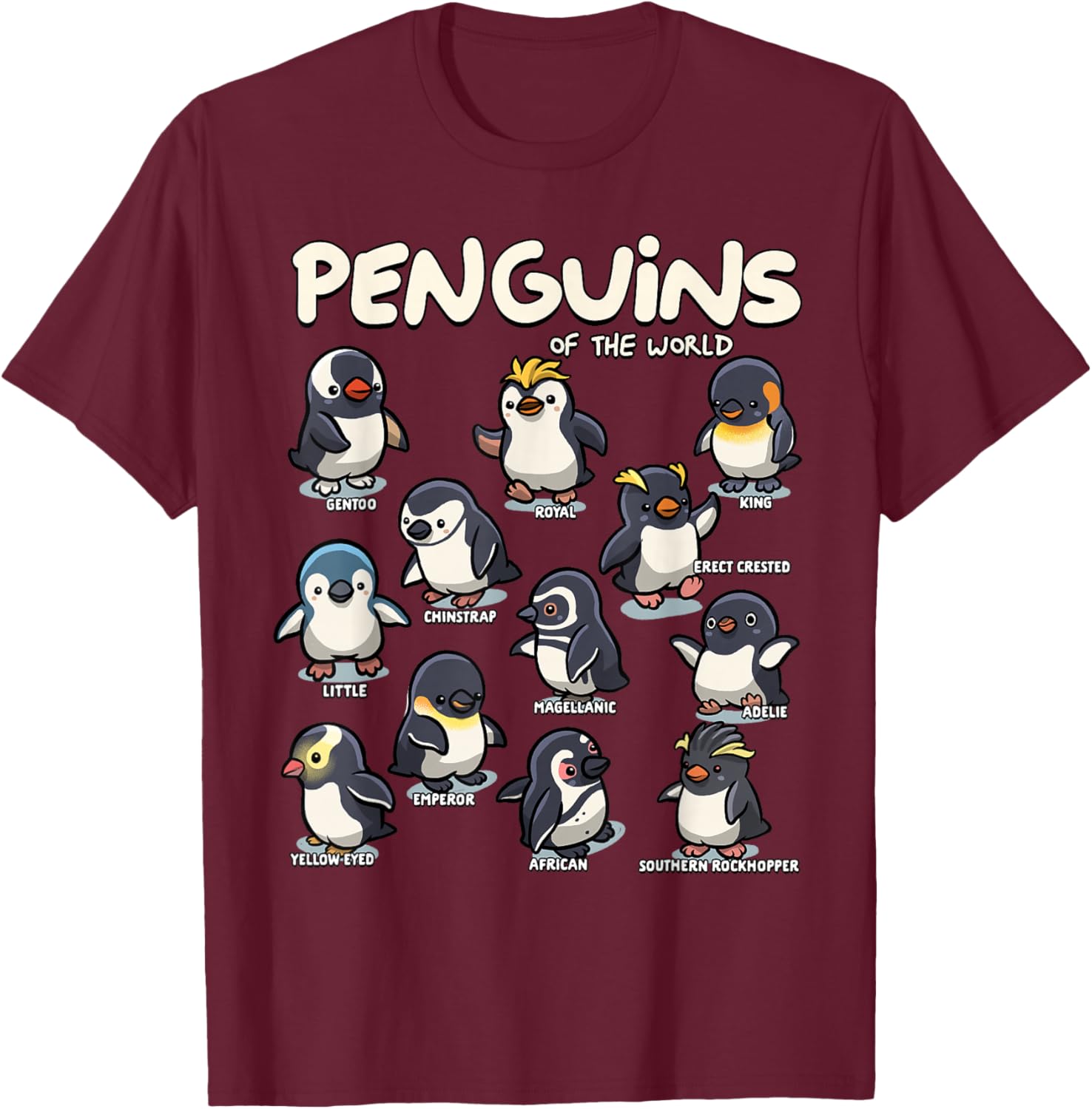 Cute Penguin Lovers T-Shirt for Animal Fans - Stylish Penguin Apparel - 1