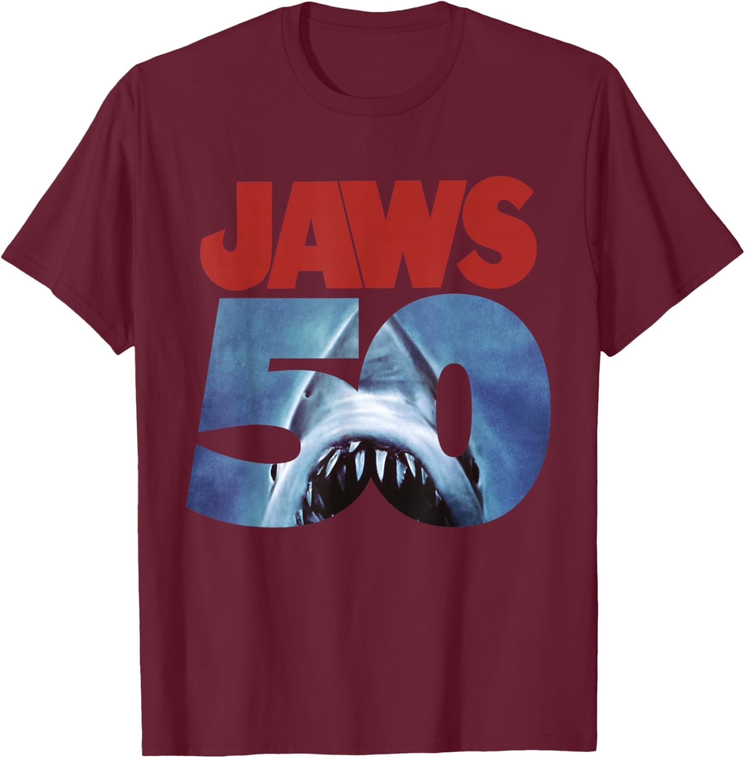 Jaws 50th Anniversary Front and Back T-Shirt for Movie Fans and Collectors - 5