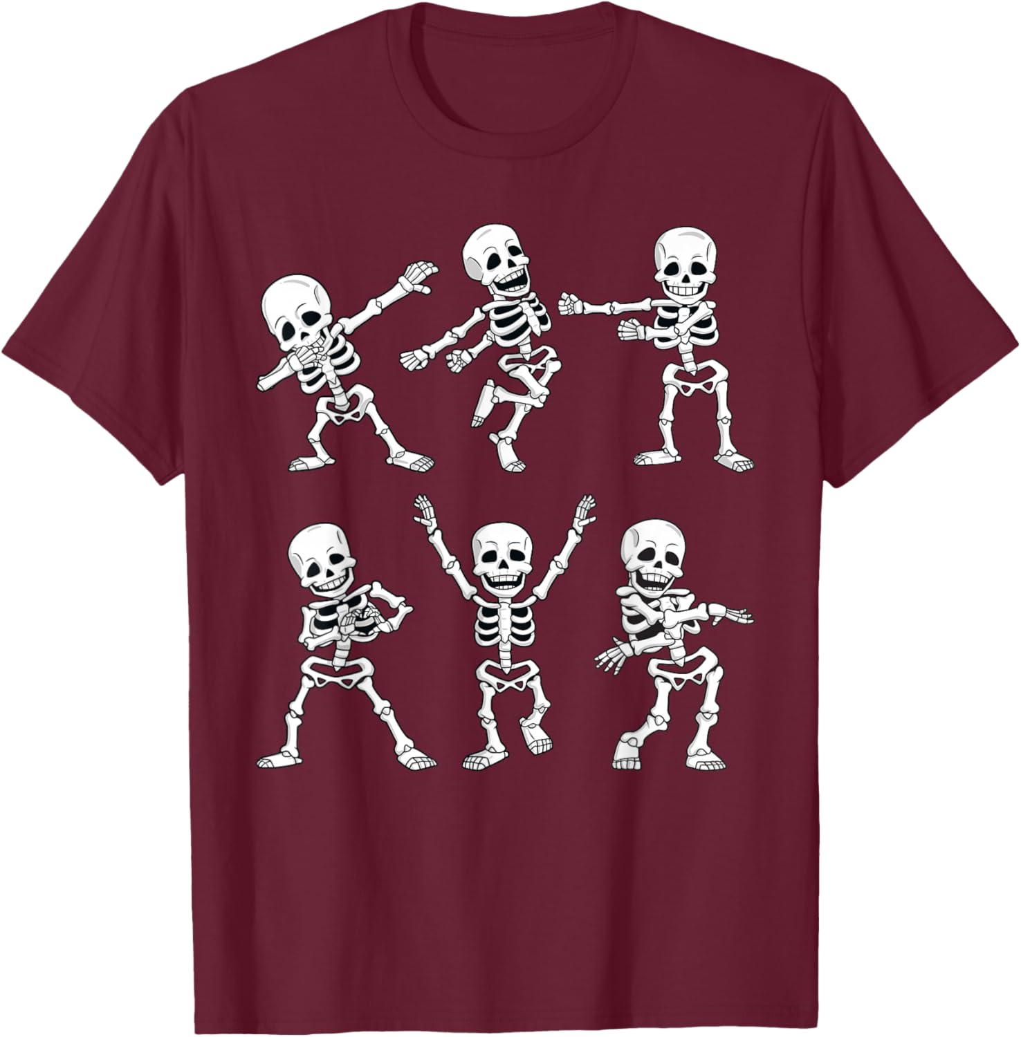 Dancing Skeletons Halloween T-Shirt for Boys and Girls Fun Dance Challenge - 15