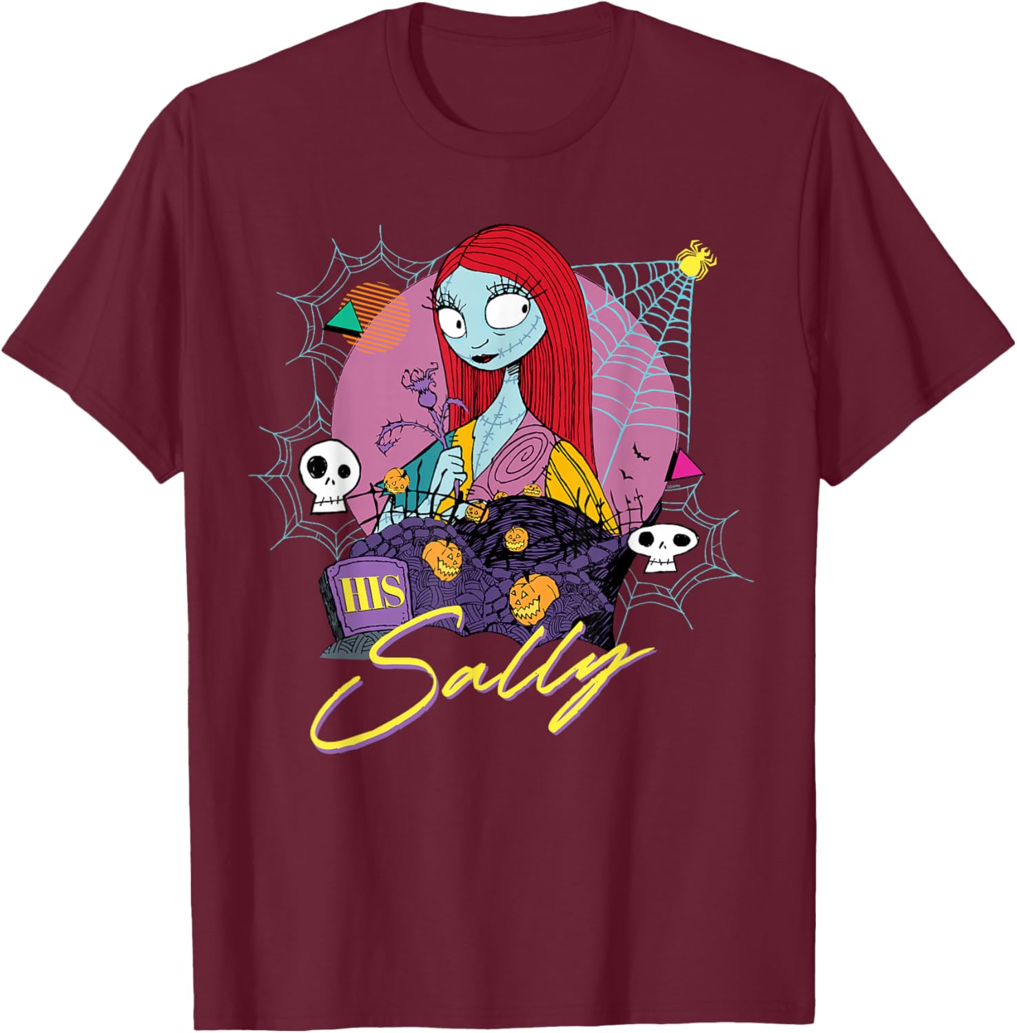 Disney The Nightmare Before Christmas Matching His Sally T-Shirt for Couples - 11