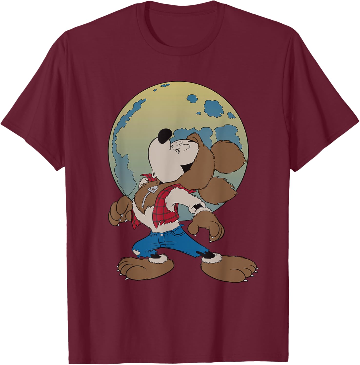 Mickey Mouse Werewolf Halloween Costume T-Shirt for Fun Celebrations - 14