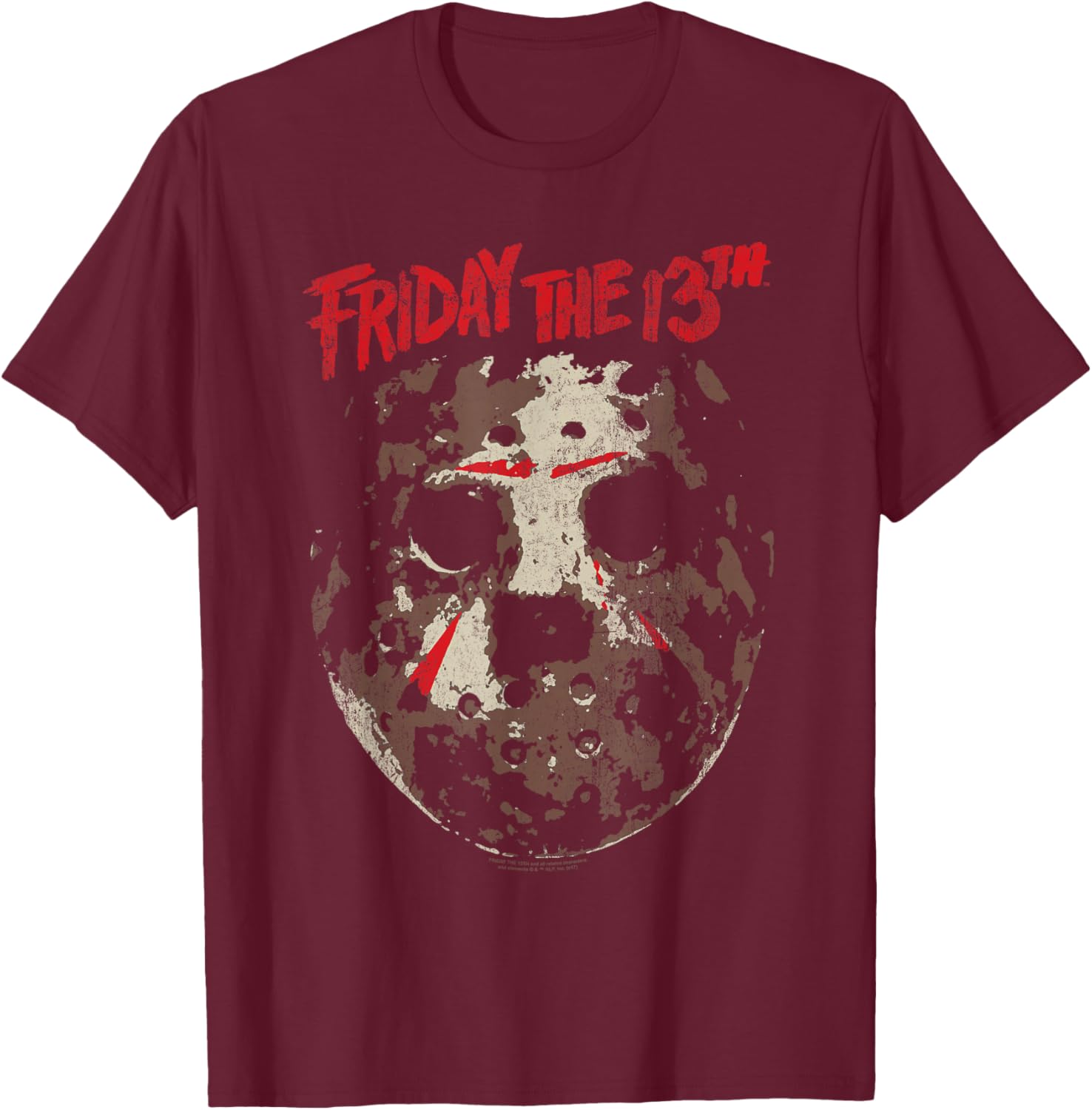 Friday the 13th Rough Mask T-Shirt for Fans of Horror and Style - 10