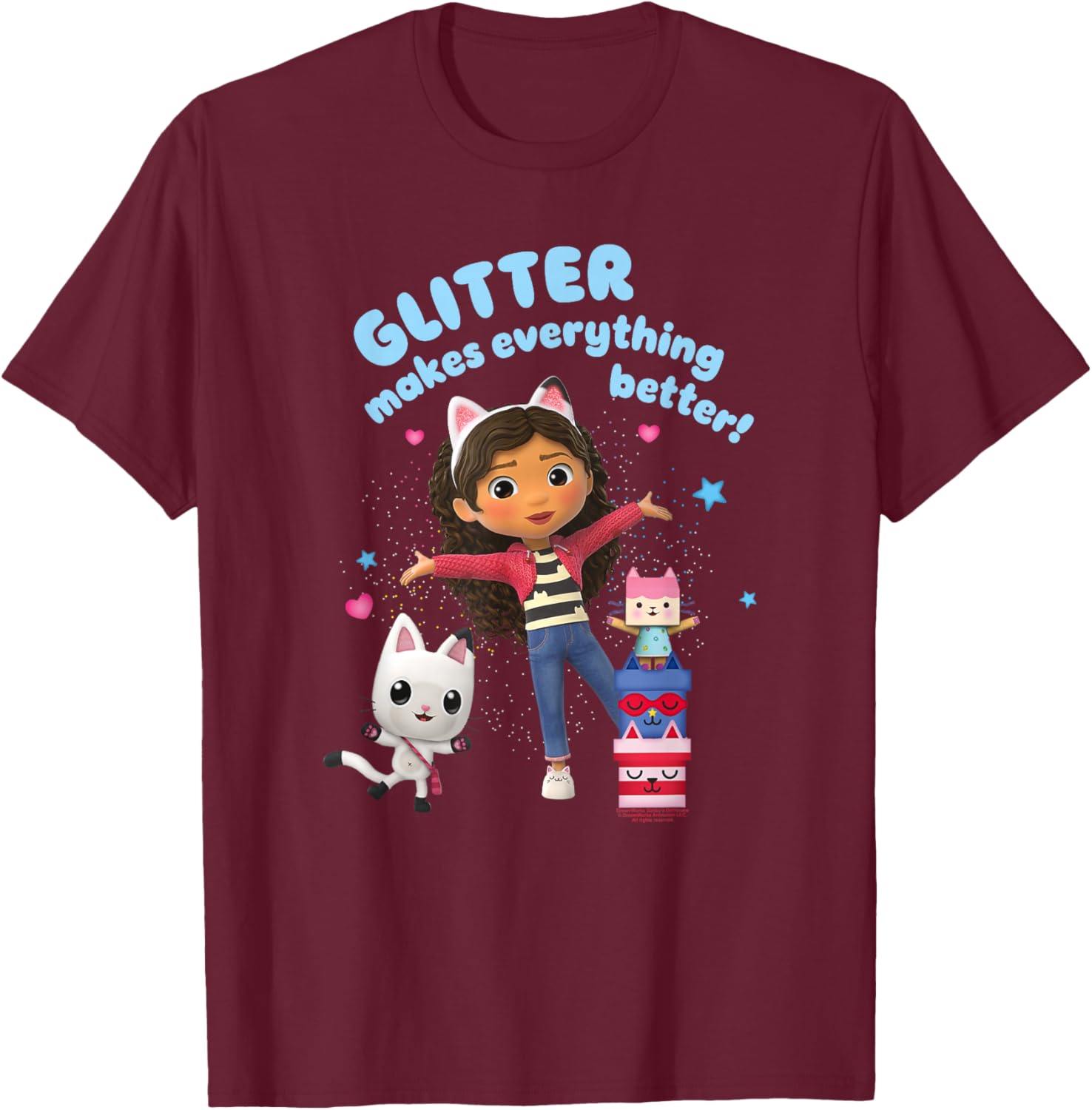 Gabby's Dollhouse Glitter Makes Everything Better T-Shirt for Kids - 6