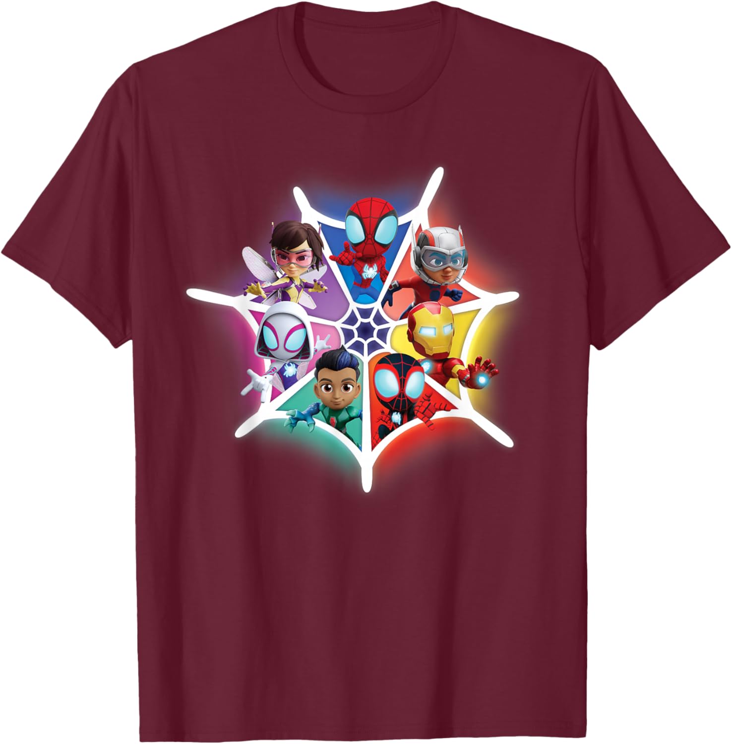 Marvel Spidey and Friends Avengers Team-Up T-Shirt for Kids and Adults - 24
