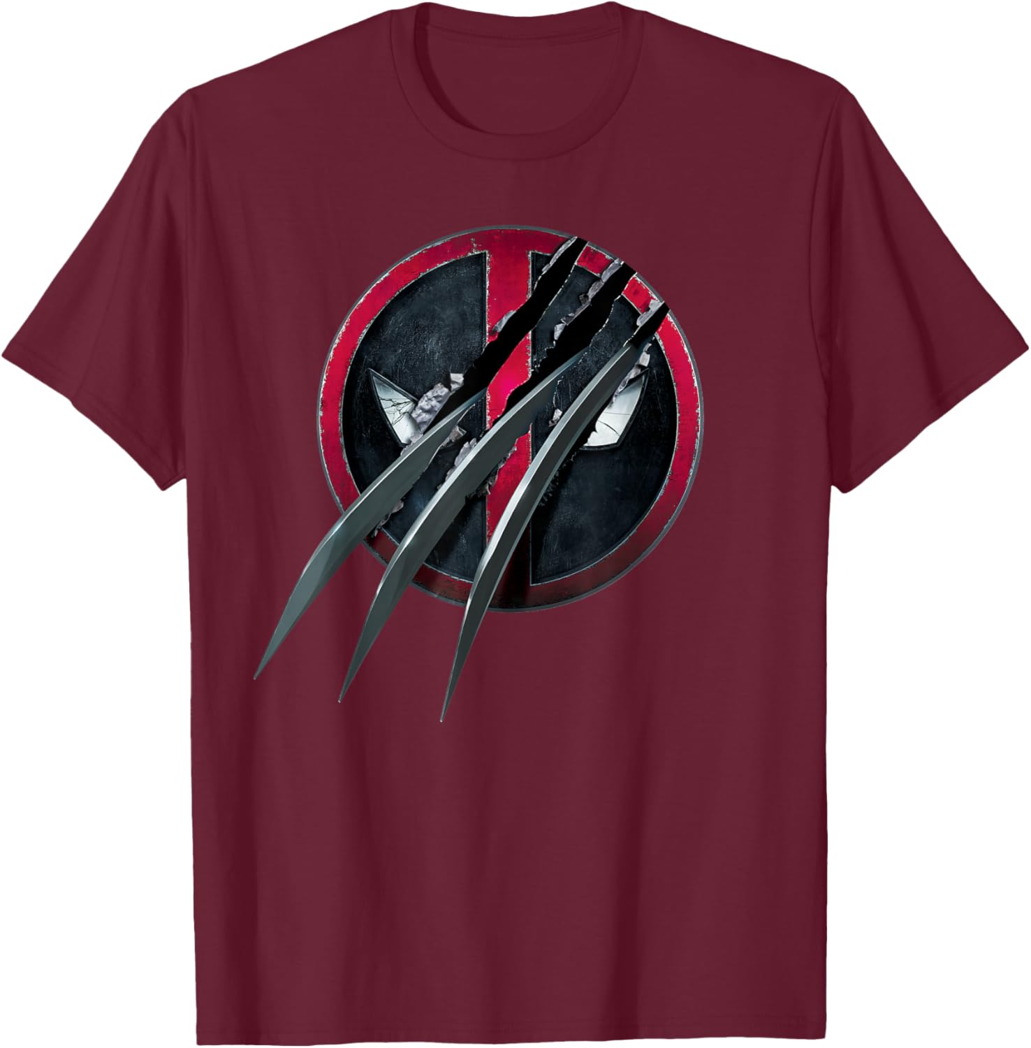 Deadpool and Wolverine Icon T-Shirt with Claws for Marvel Fans - 10