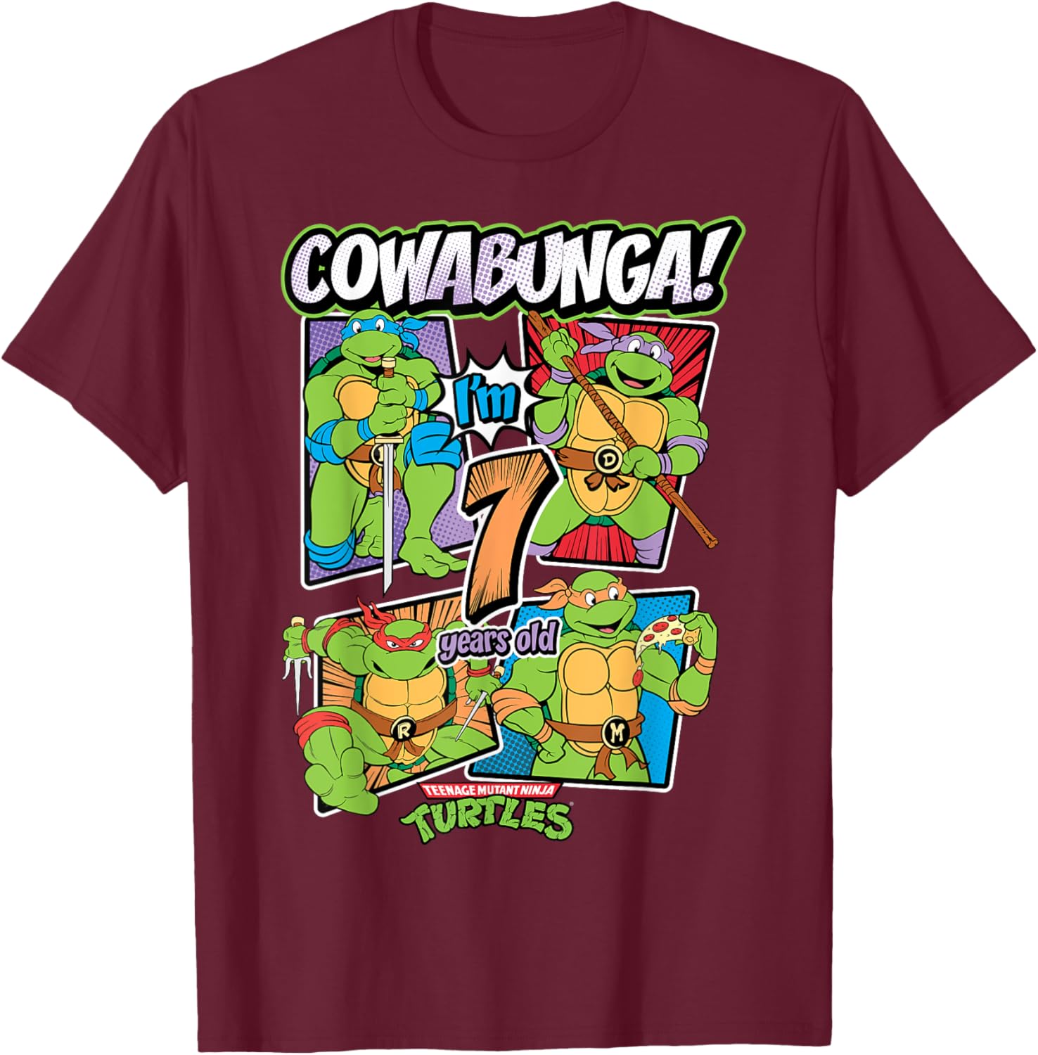 Mademark Teenage Mutant Ninja Turtles T-Shirt for Kids Age 7 Cute Design - 5
