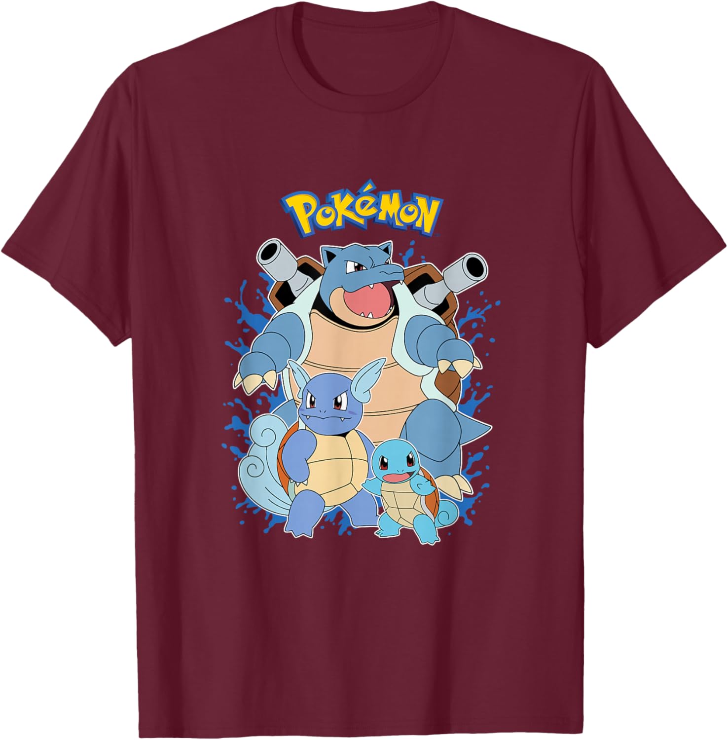 Squirtle Evolution T-Shirt for Pokémon Fans - Fun Graphic Tee Design - 1