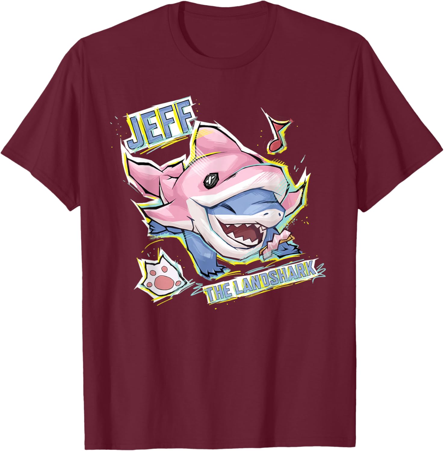 Marvel Rivals PVP Jeff the Land Shark Dolphin Skin T-Shirt for Fans - 4
