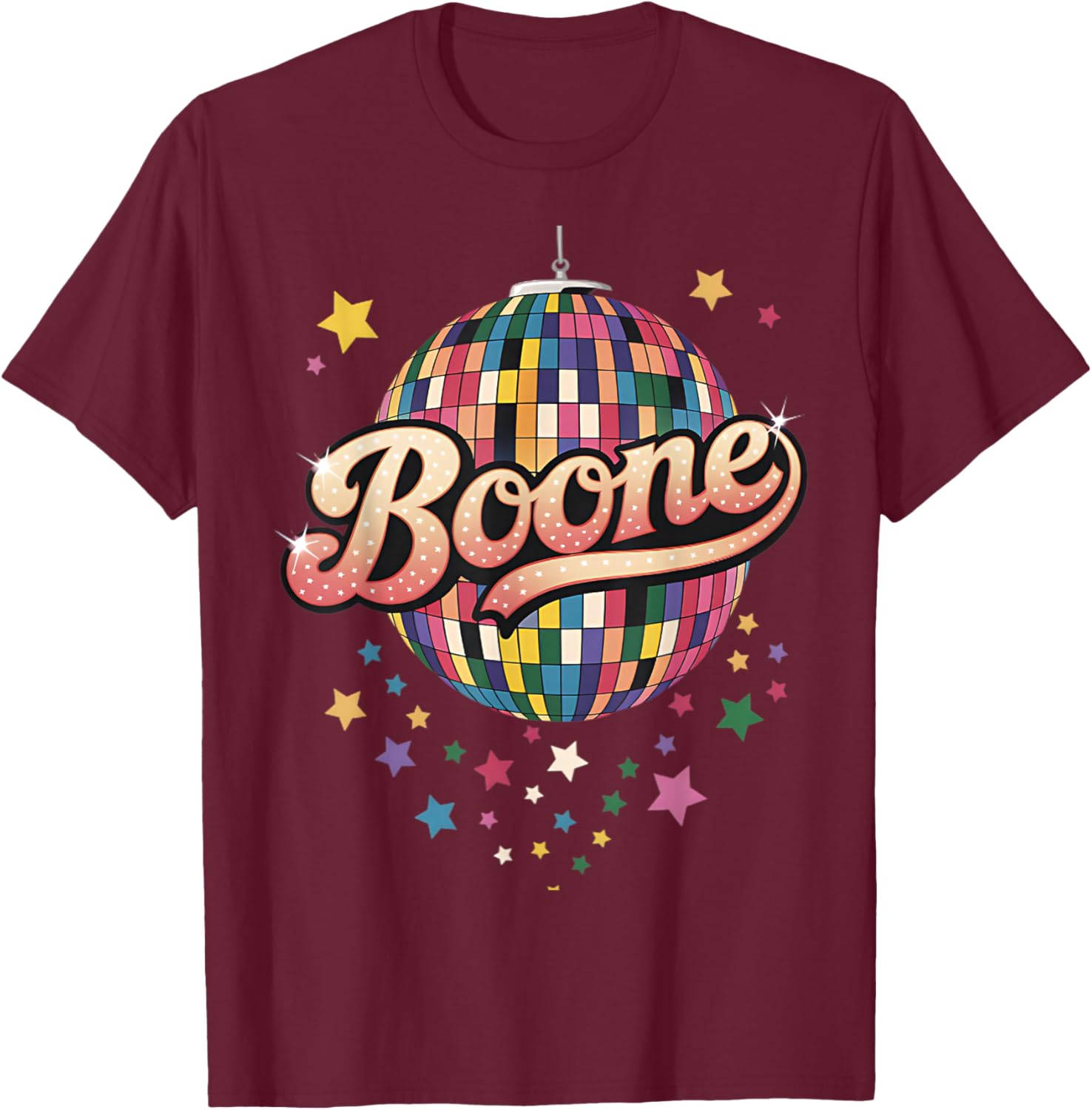 Personalized Girl Retro Boone Heart T-Shirt for Stylish Kids Outfit - 12