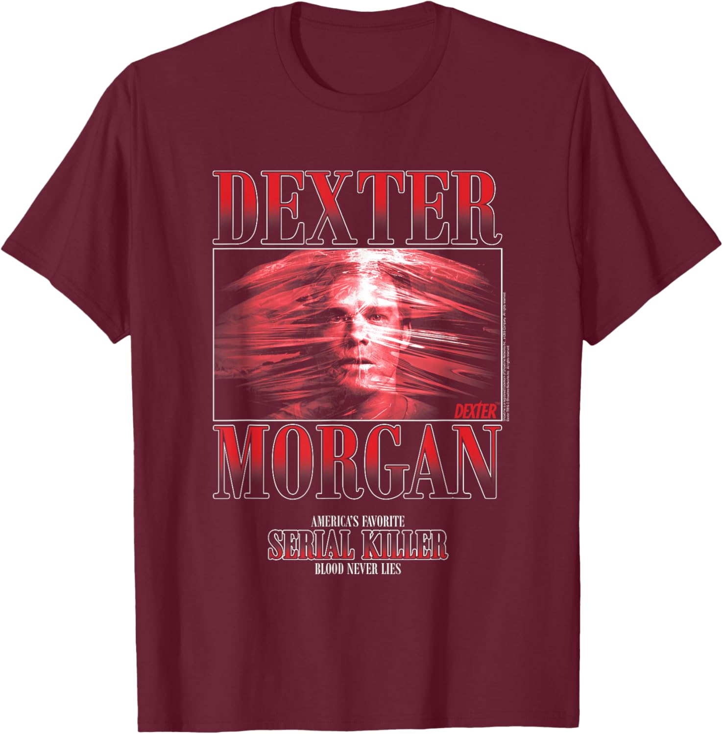 Dexter Retro 90's TV Shows T-Shirt Cool and Unique Graphic Tee - 1