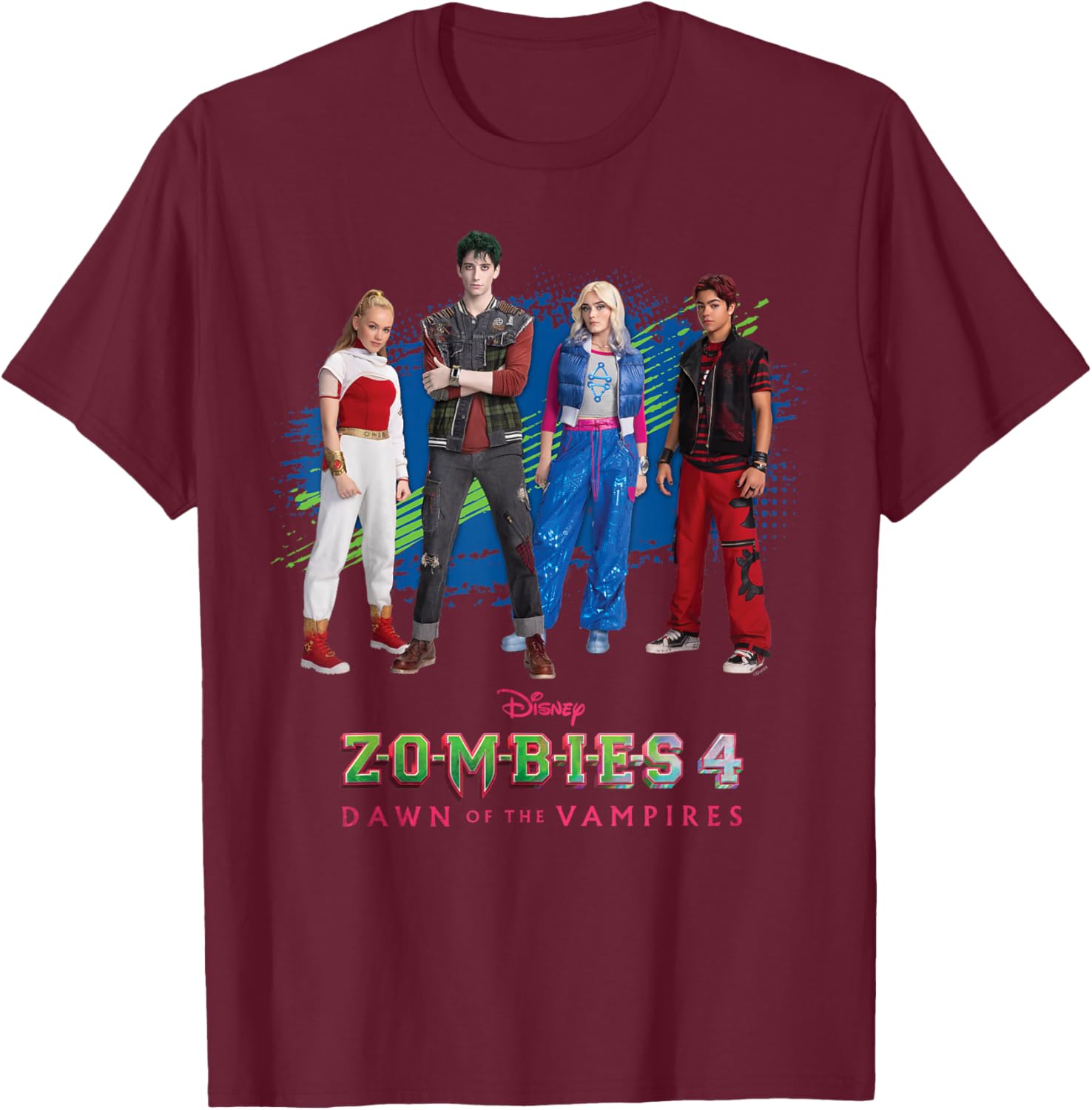 Disney Zombies 4 T-Shirt Featuring Nova, Victor, Zed, and Addison Logo - 14