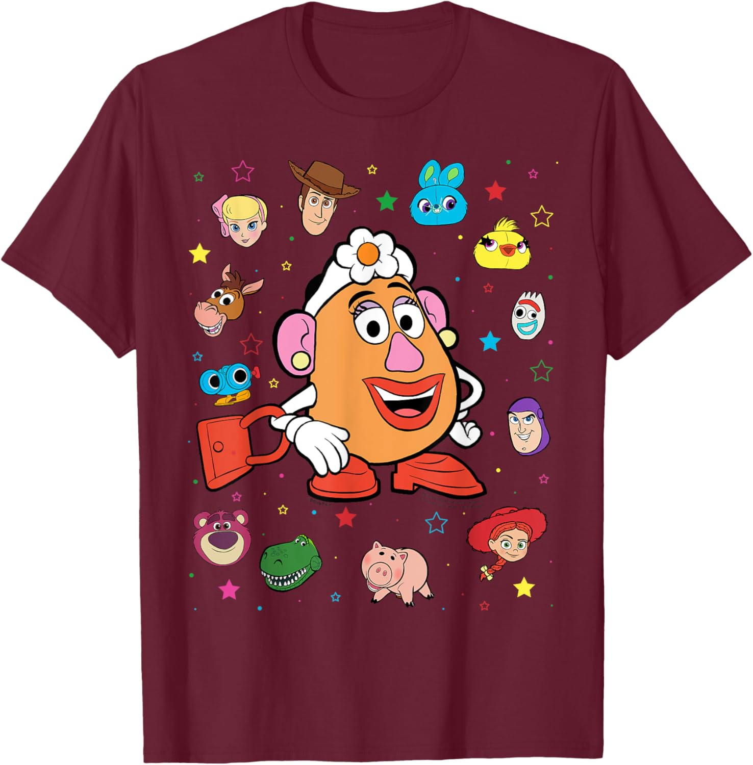 Fun Toy Story Mrs. Potato Head Costume T-Shirt for Kids and Adults - 5