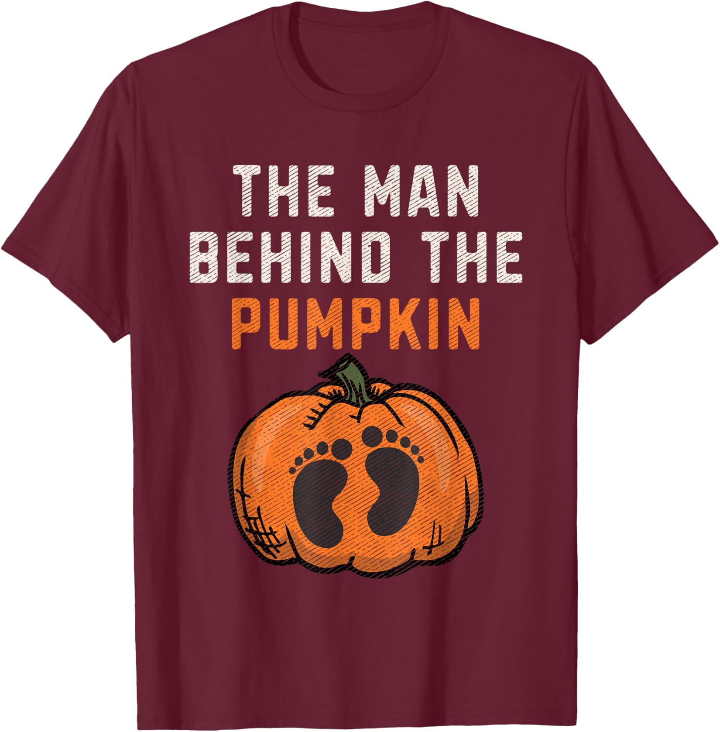 Funny Pumpkin Dad Halloween Pregnancy Reveal T-Shirt for Expecting Fathers - 24