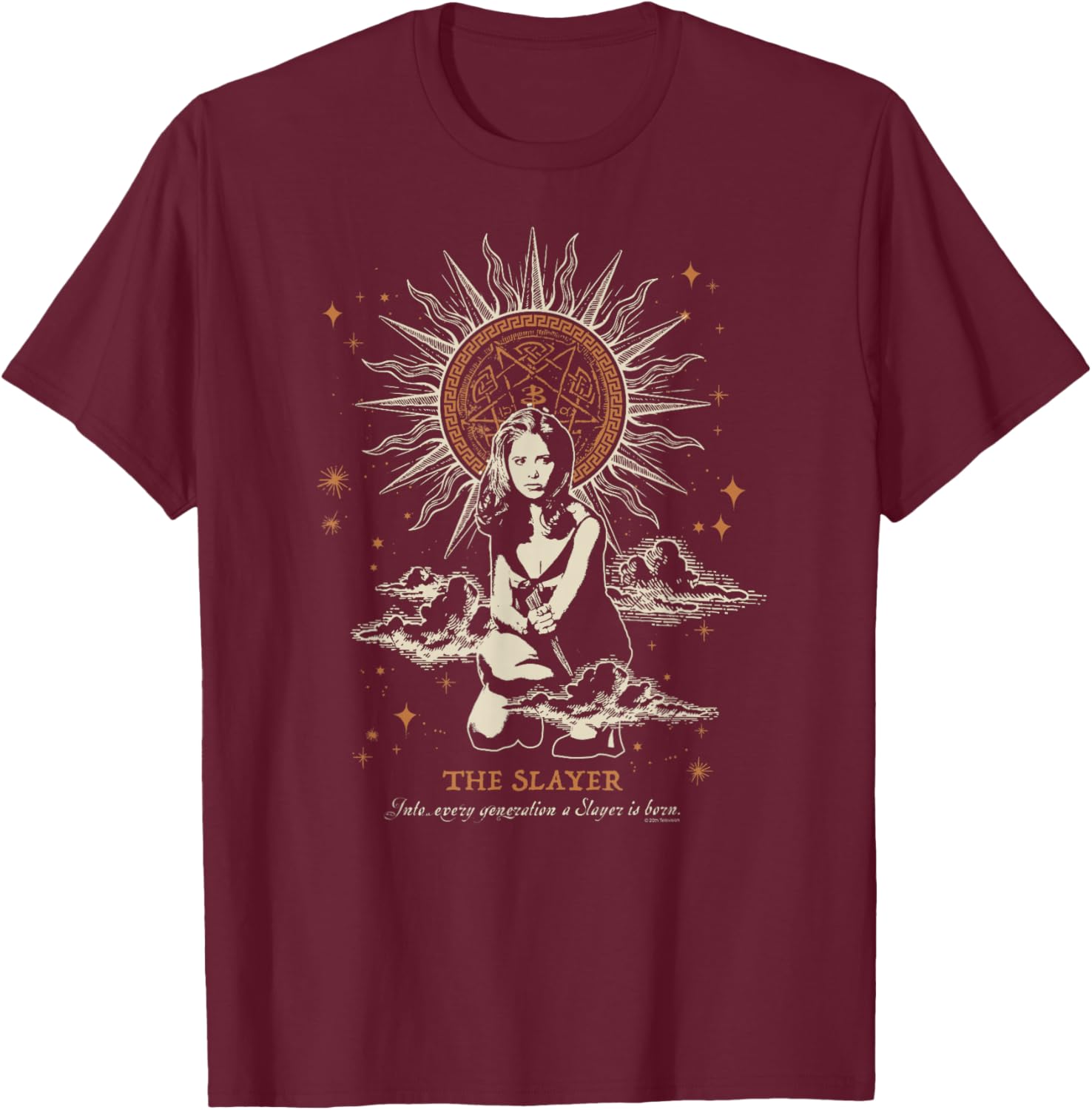 Buffy the Vampire Slayer Vintage Tarot T-Shirt for Fans and Collectors - 4