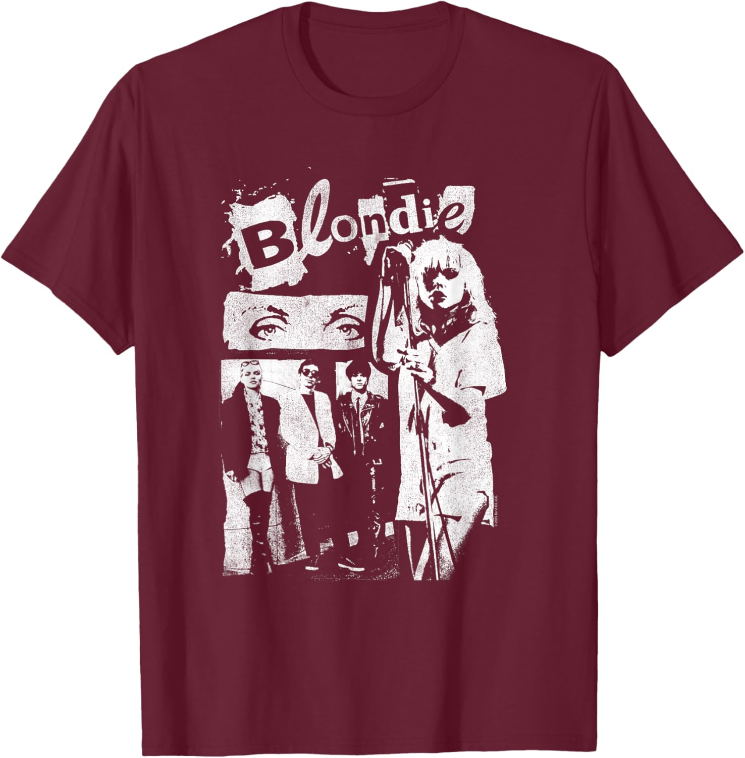 Blondie Punk Zine Collage Vintage Band T-Shirt for Trendy Music Lovers - 2