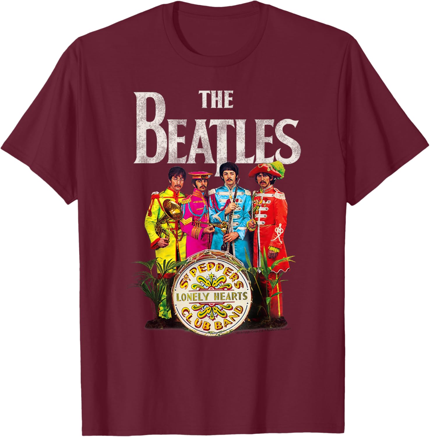 Beatles Sgt. Pepper's Lonely Hearts Short Sleeve T-Shirt for Fans - 4