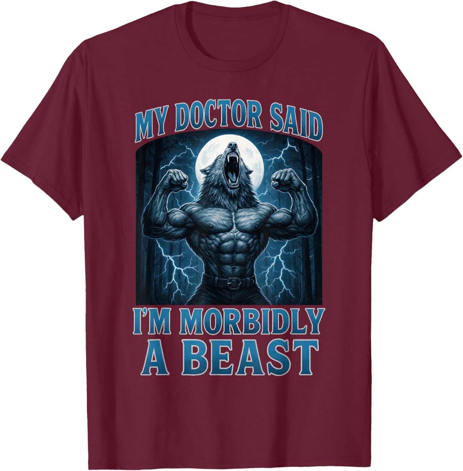 Funny Alpha Wolf Beast Meme Graphic Tee for Men, Women, and Teens - 7
