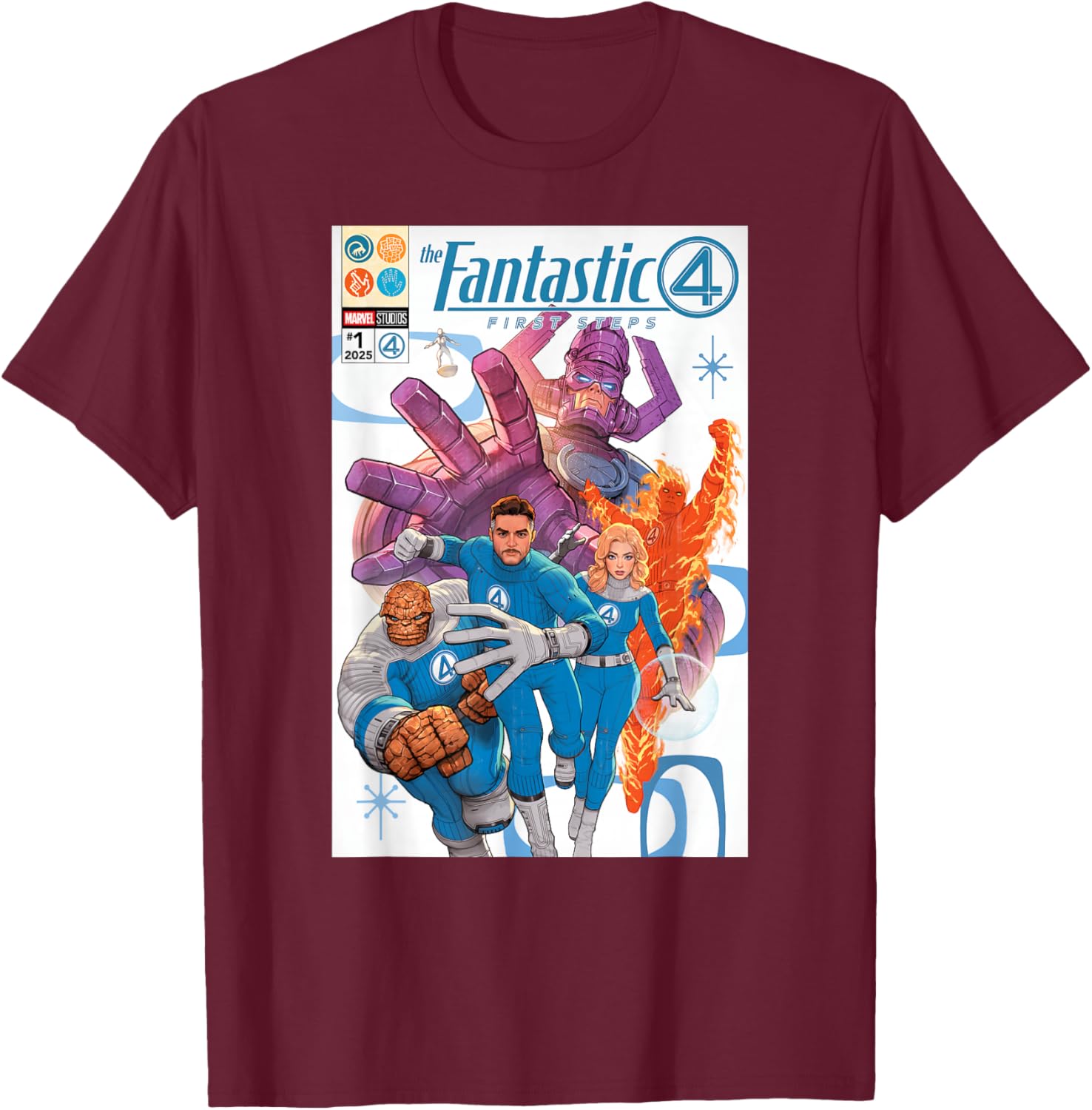 Marvel Fantastic Four Comic Book Cover Art T-Shirt for Fans and Collectors - 21