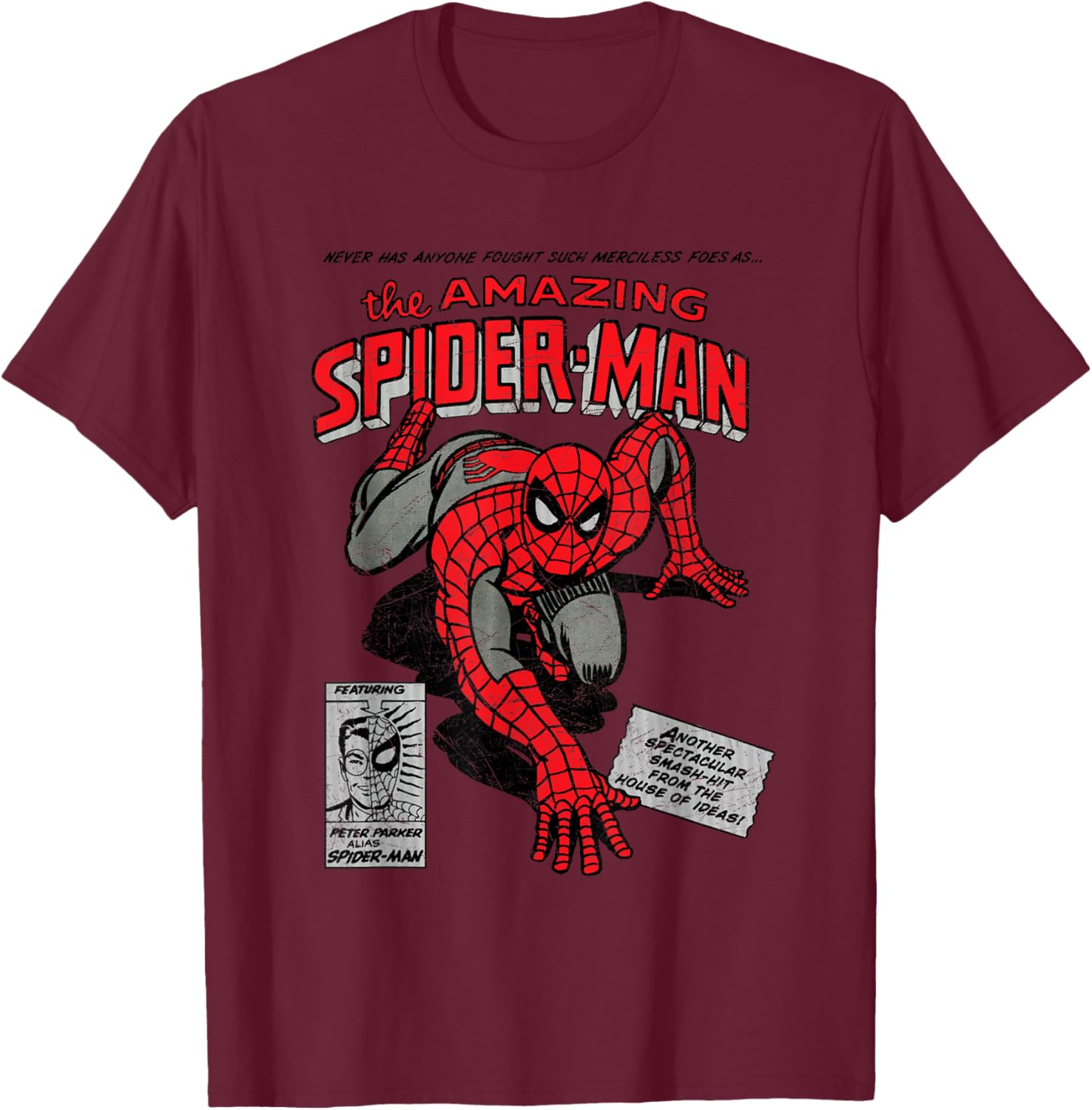 Marvel Spider-Man Retro Comic T-Shirt for Comic Book Fans - 24