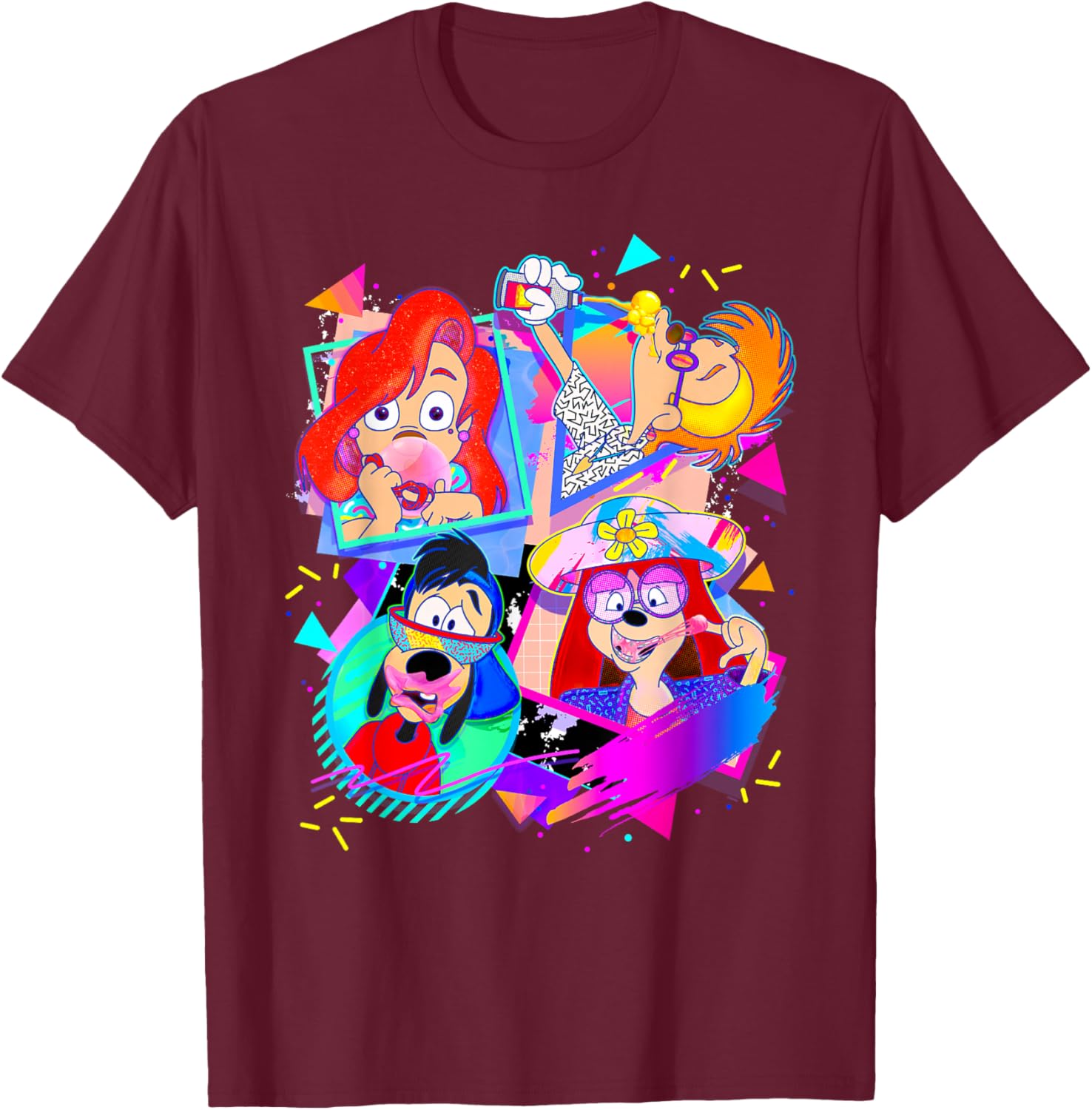 Disney A Goofy Movie Bubble Gum Retro T-Shirt for 90s Fans - 7