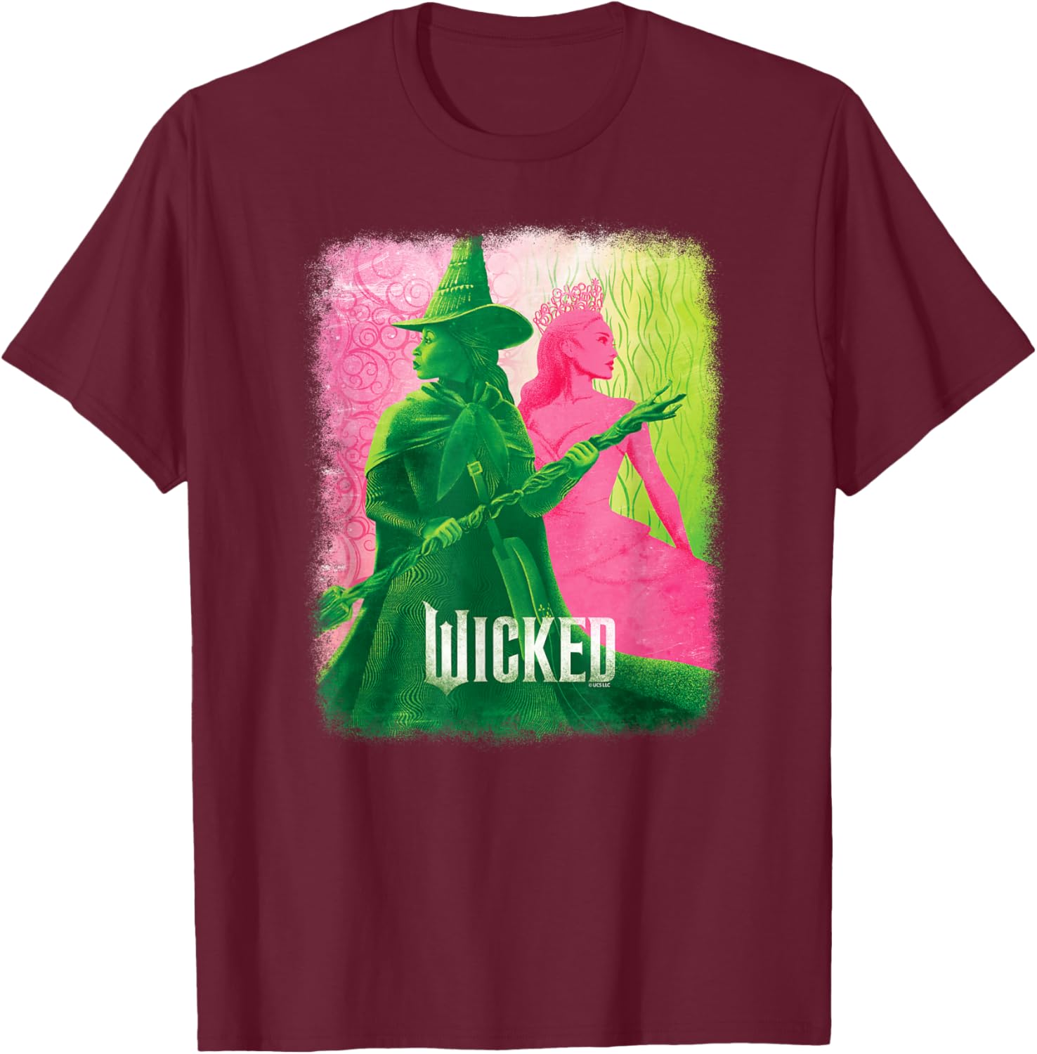 Wicked Unisex Kids Movie T-Shirt Black Small Short Sleeve Crew Neck - 6