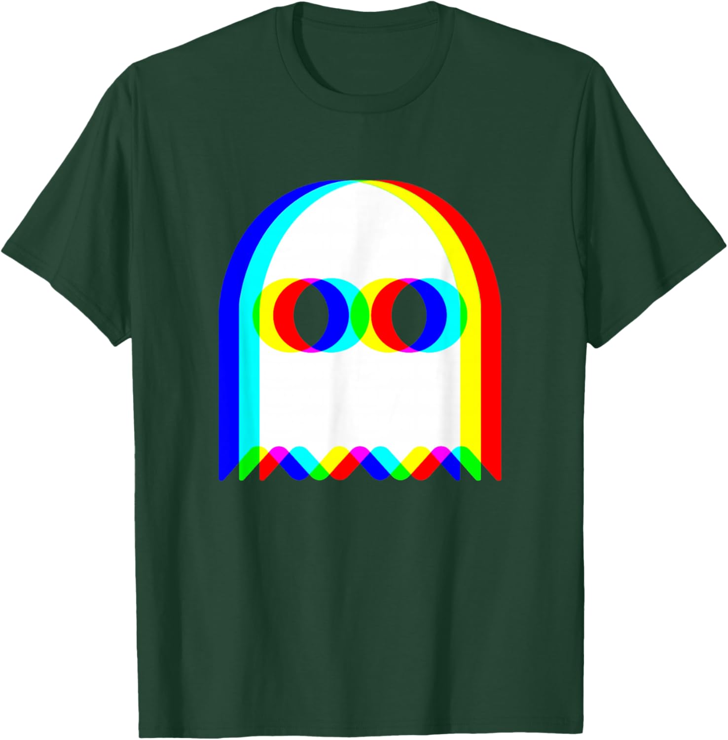 Funny Trippy Ghost Halloween T-Shirt for EDM Rave Party Fun - 3