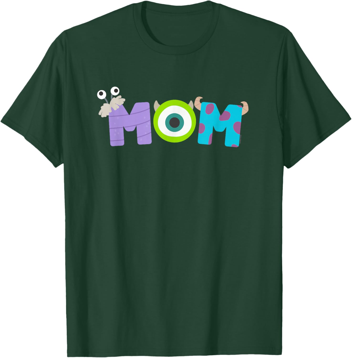 Monsters Inc Mom T-Shirt for Mother's Day Birthday Gift Clothing - 7