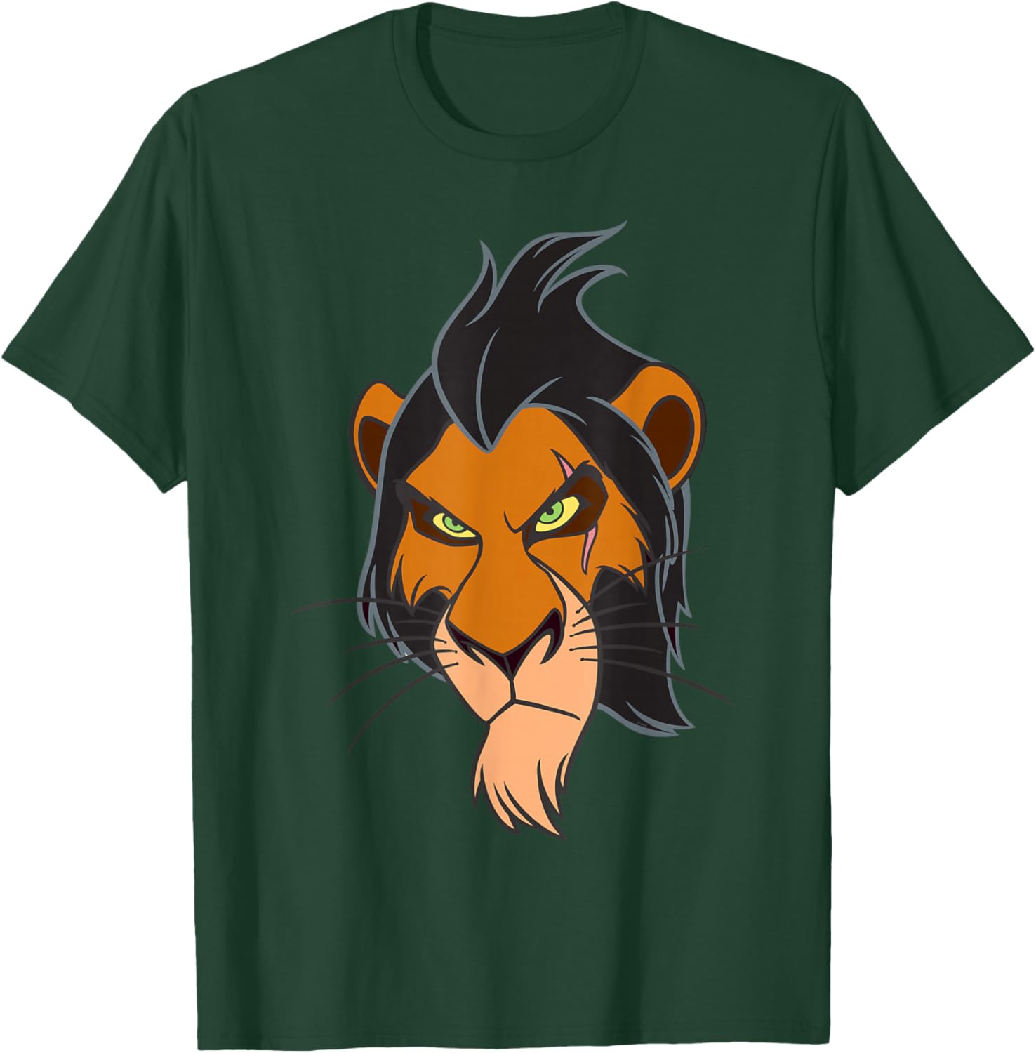 Disney Scar Big Face Costume T-Shirt for Lion King Fans - 19
