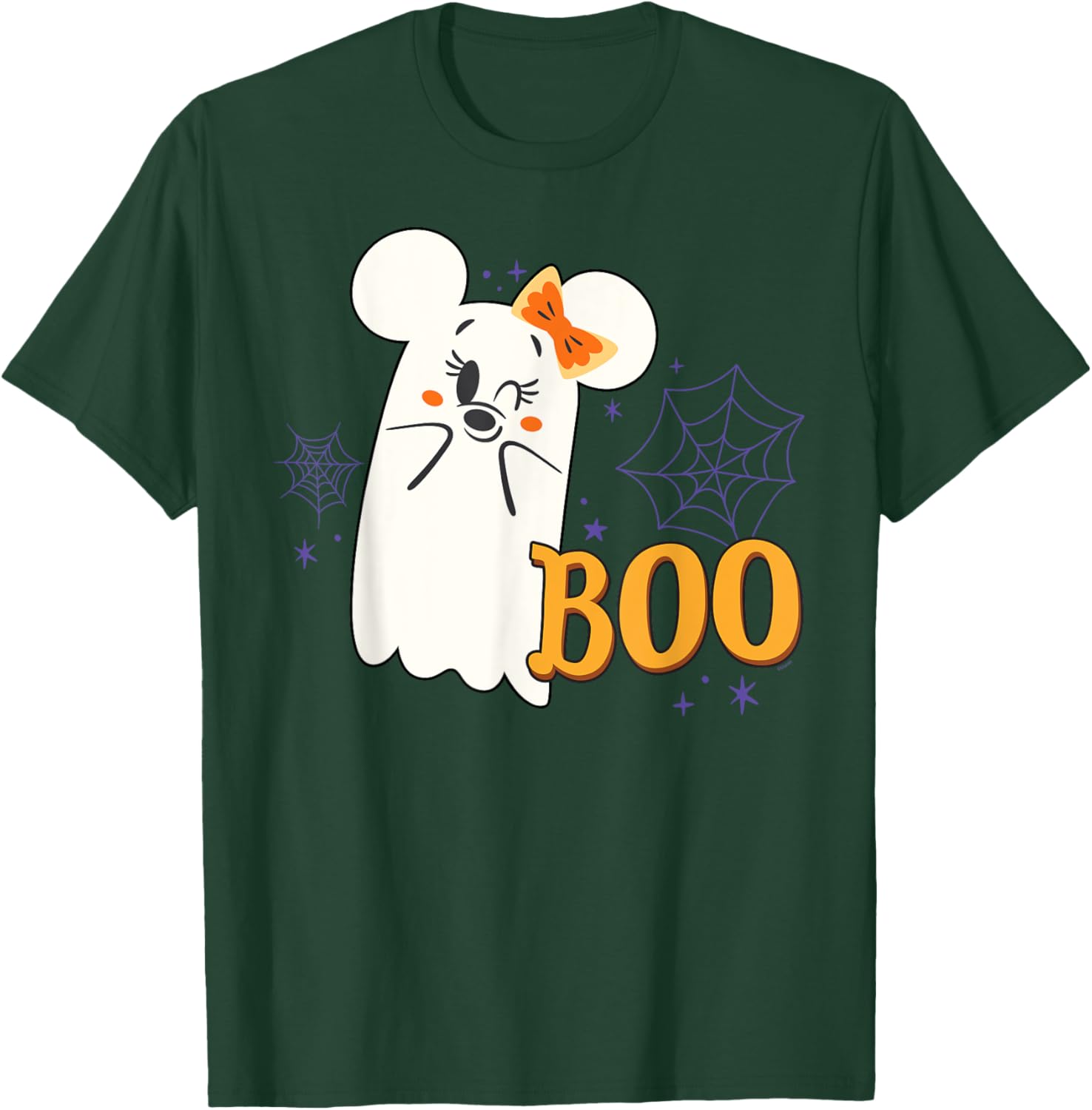 Adorable Disney Minnie Mouse Ghost Halloween T-Shirt for Kids - 9