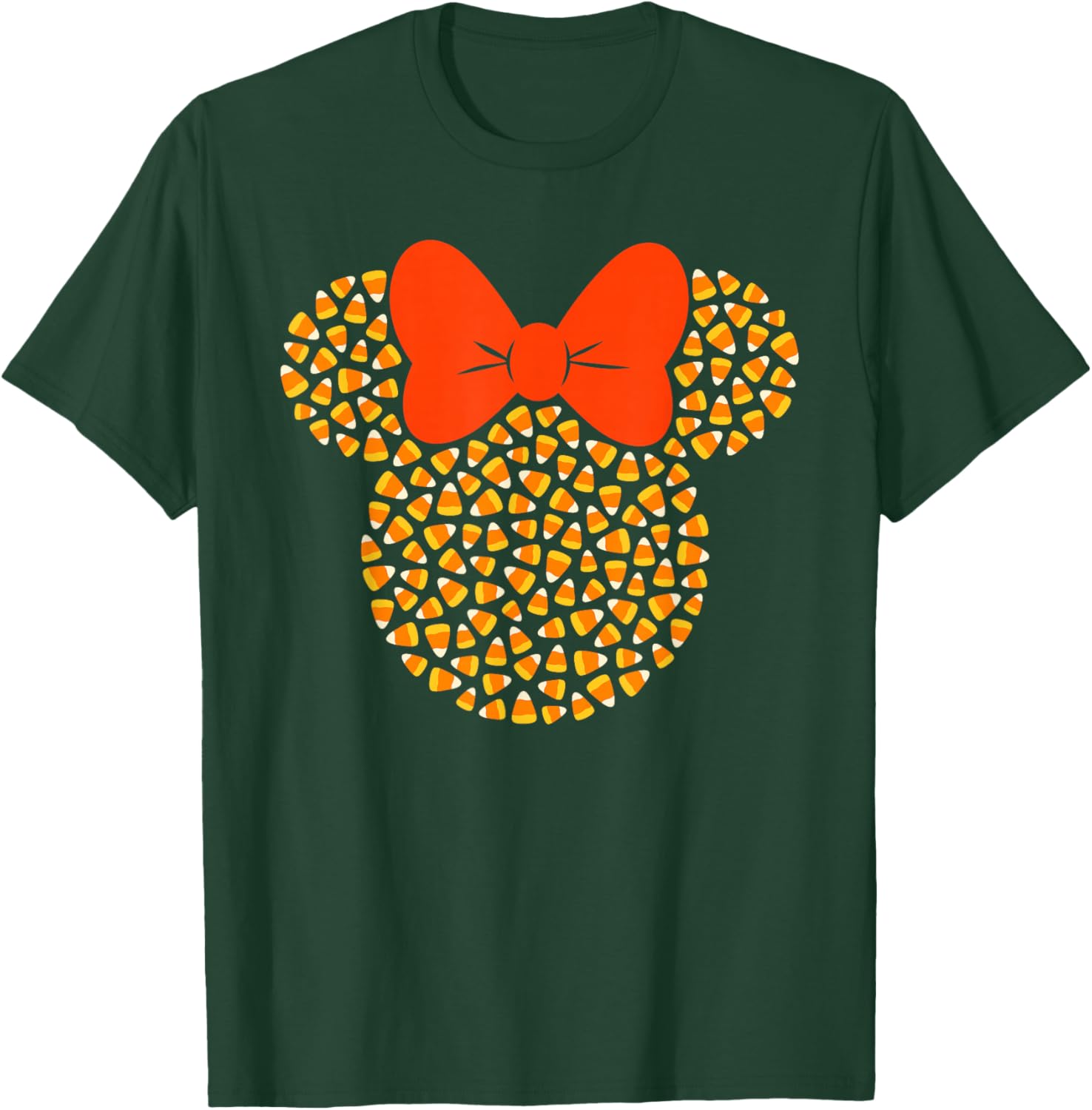 Disney Minnie Mouse Candy Corn Halloween T-Shirt for Fun Fall Celebrations - 1