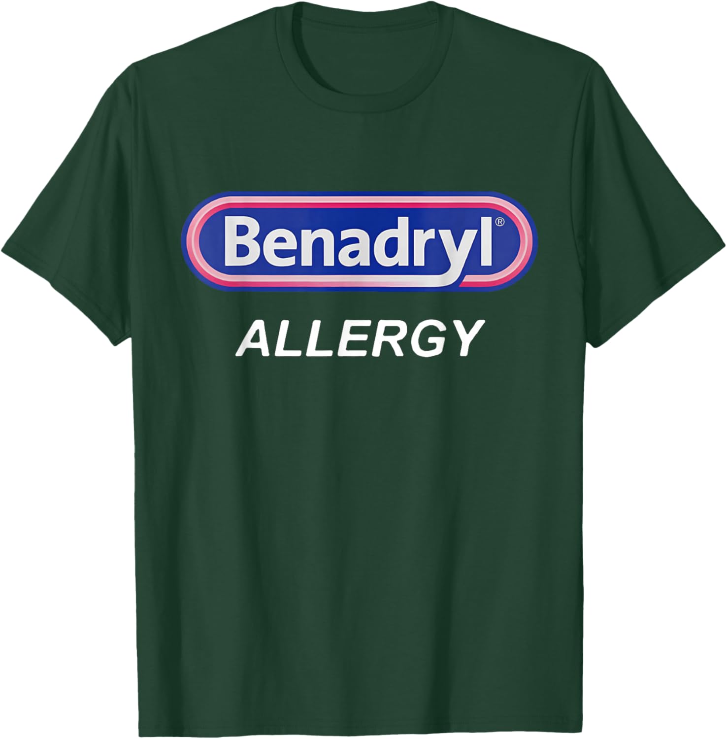 Benadryl Allergy Funny Nurse T-Shirt for Pharmacy Halloween Costume - 21