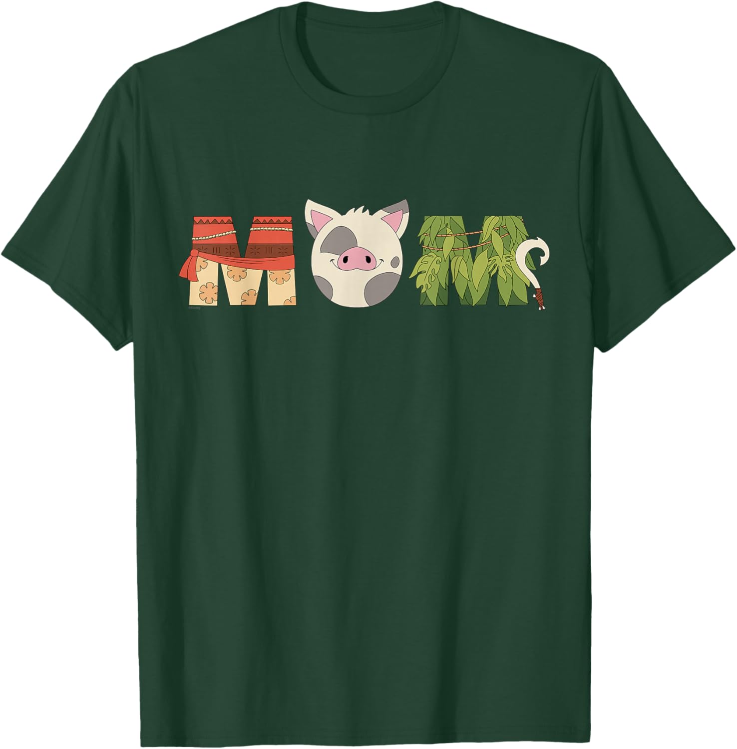 Disney Moana Best Mom T-Shirt featuring Pua and Maui for Mother's Day - 16