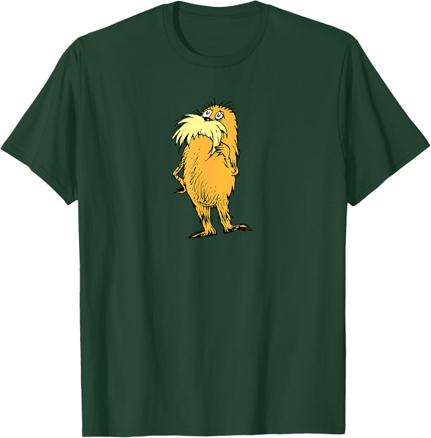 Dr. Seuss The Lorax Thinking T-Shirt for Kids and Adults - Fun Tee - 1