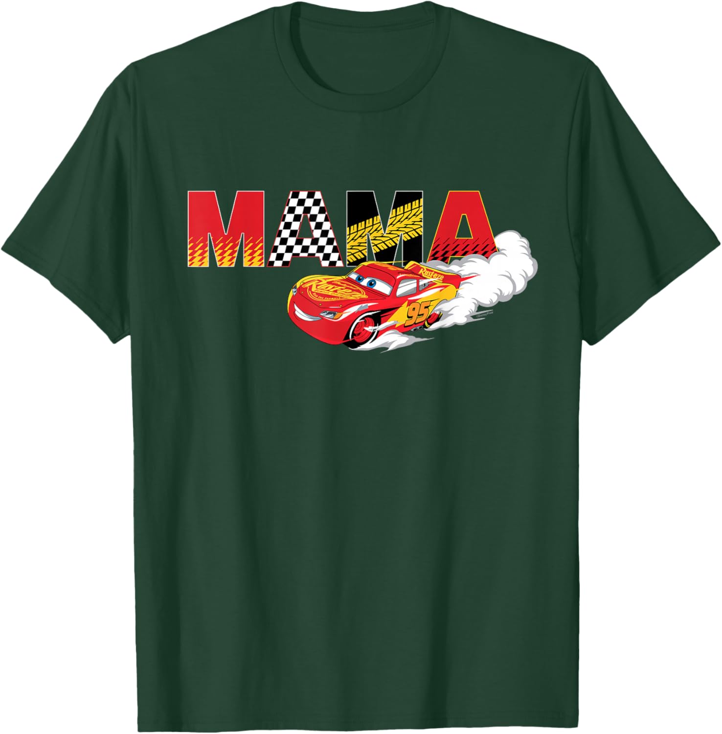 Disney Pixar Cars Mama Birthday Gift T-Shirt for Mother's Day Joy - 1
