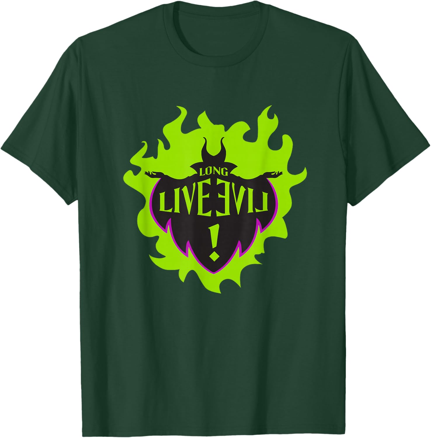 Disney Descendants Maleficent Long Live Evil T-Shirt for Fans - 3