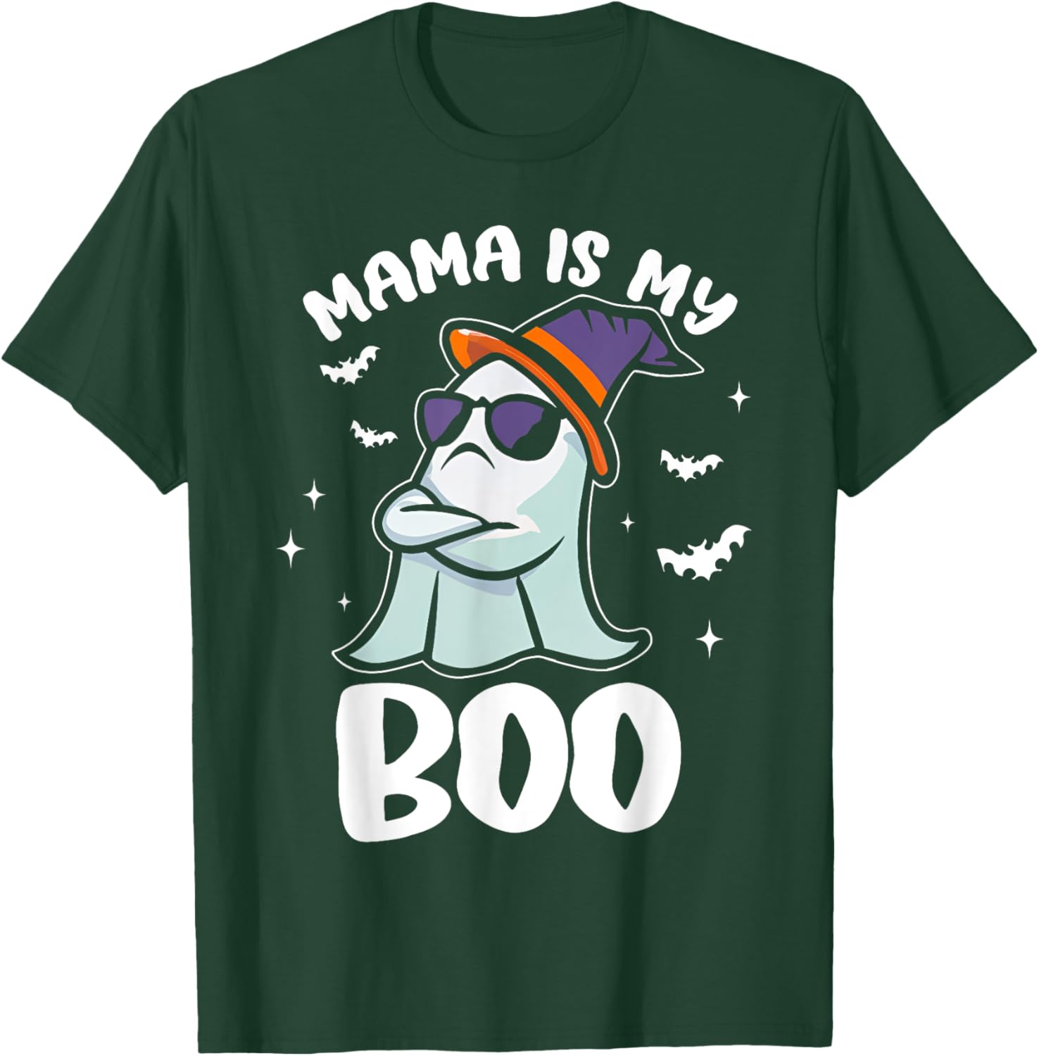 Groovy Mama Is My Boo Halloween T-Shirt for Toddlers and Kids - 27