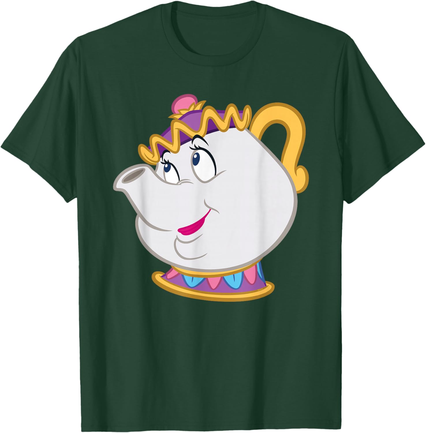 Disney Beauty and the Beast Mrs. Potts Big Face Costume T-Shirt for Fans - 5