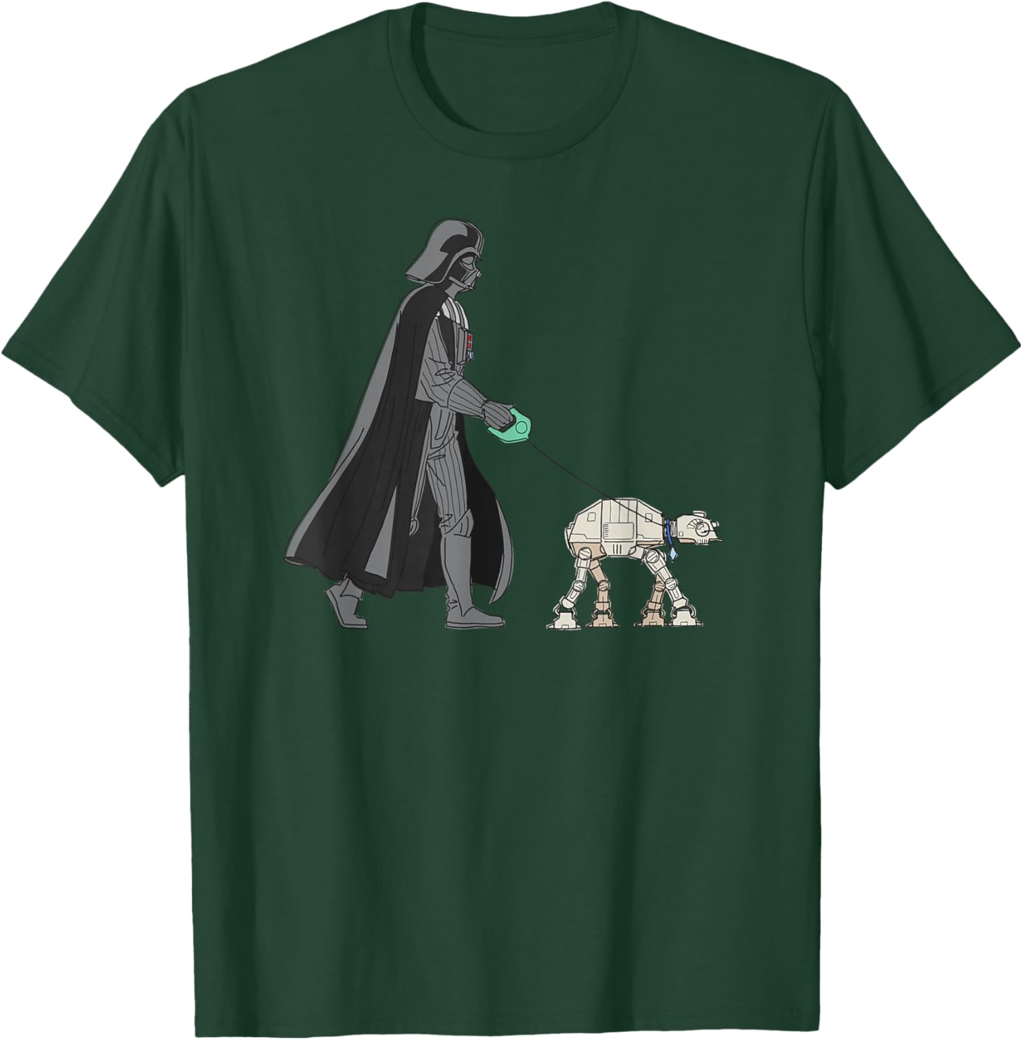 Darth Vader Dog Walker Meme T-Shirt for Star Wars Fans and Pets Lovers - 19