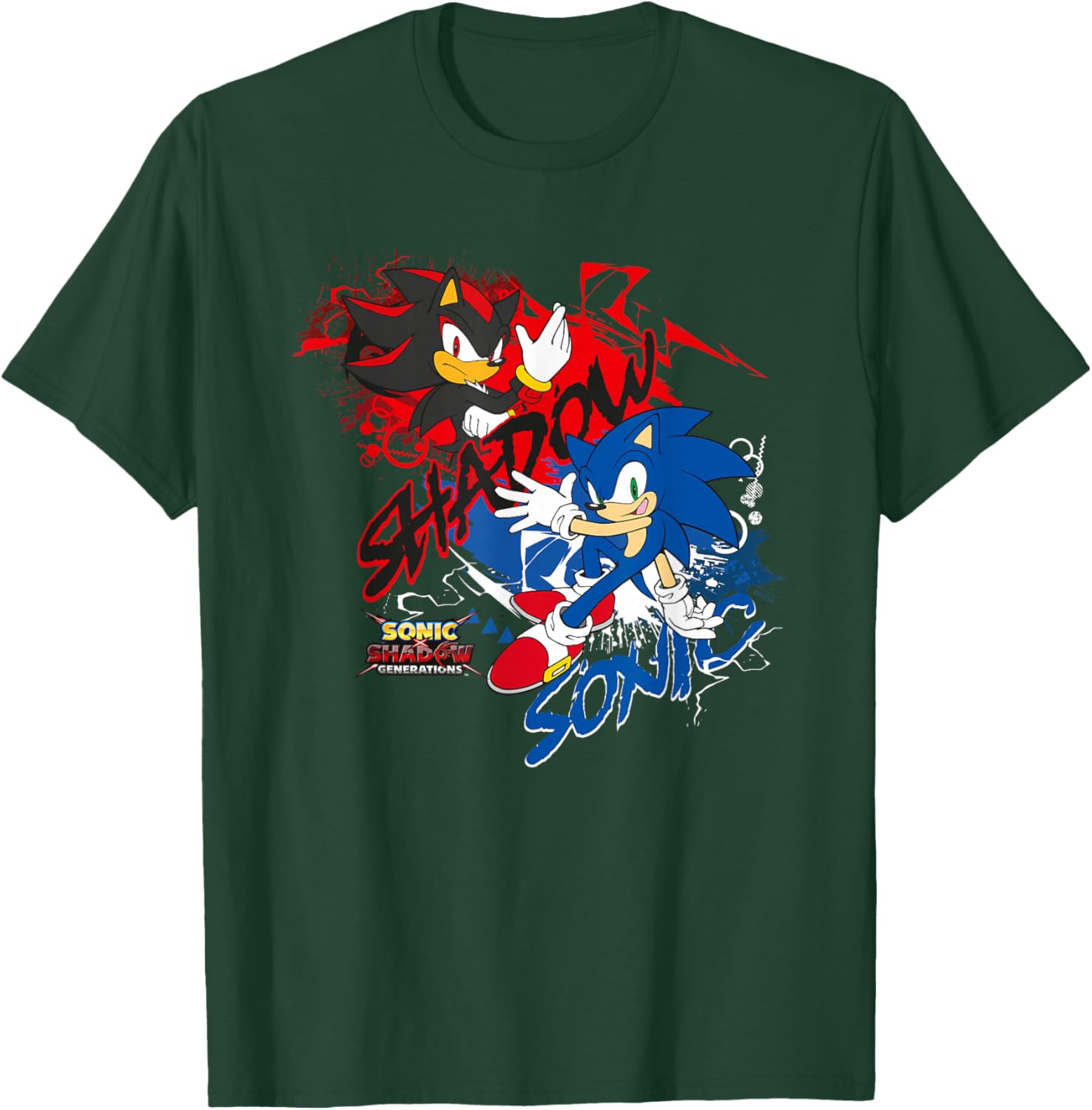 Sonic X Shadow Generations T-Shirt for Fans of Sonic the Hedgehog - 2