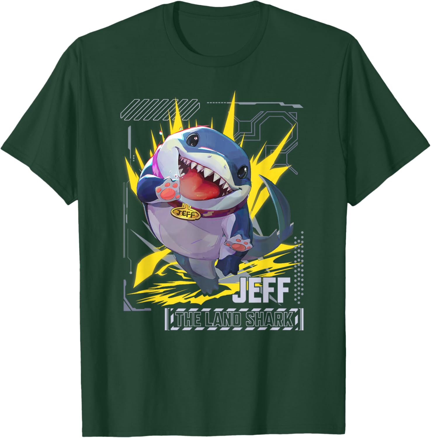 Marvel Rivals Jeff the Land Shark T-Shirt for Superhero Gamers - 14