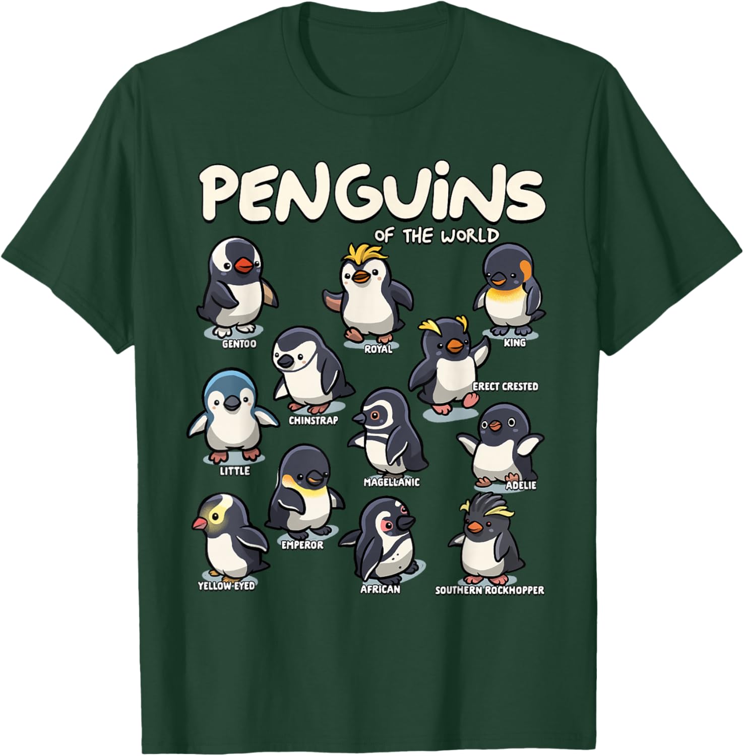 Cute Penguin Lovers T-Shirt for Animal Fans - Stylish Penguin Apparel - 25