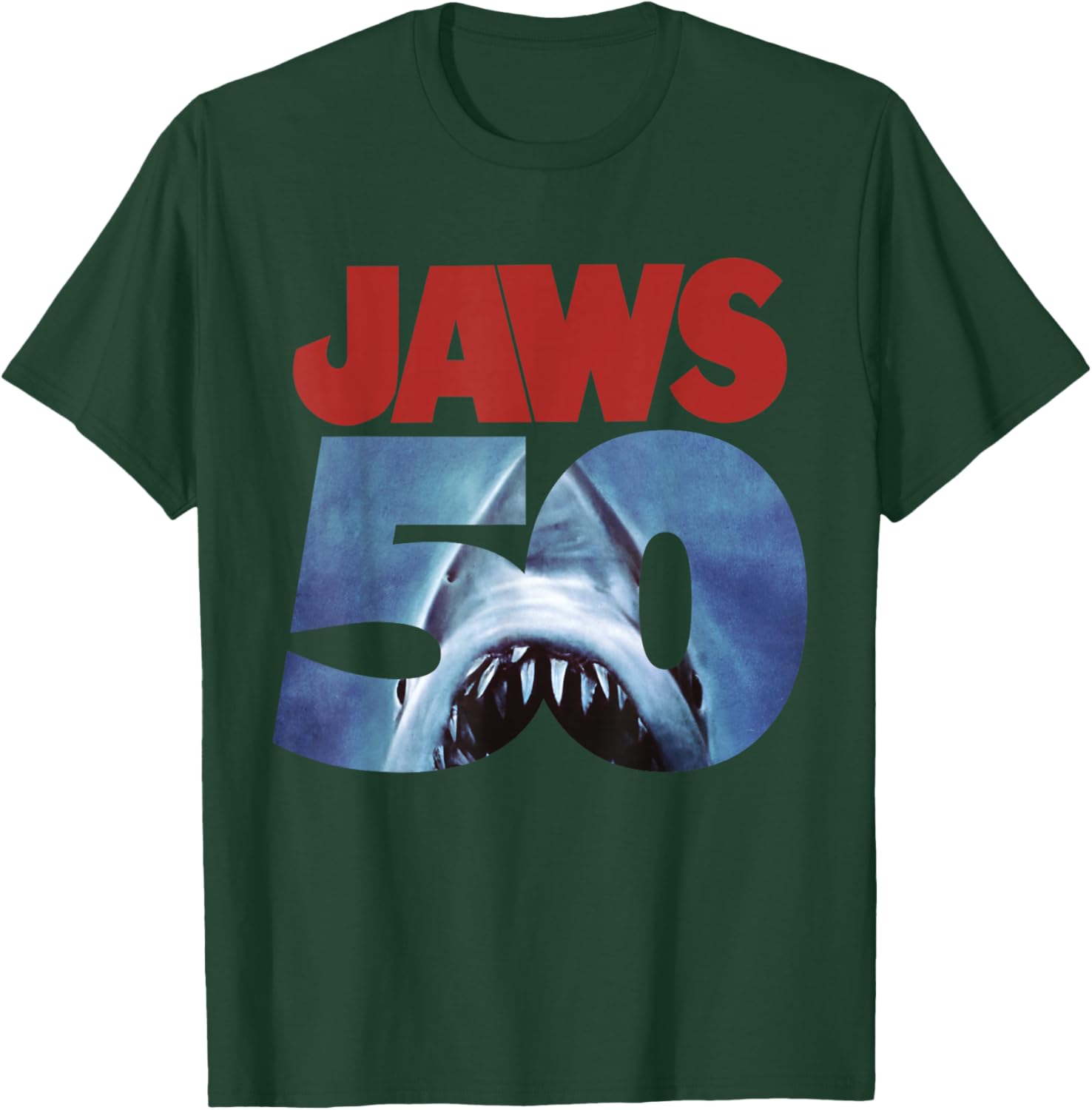 Jaws 50th Anniversary Front and Back T-Shirt for Movie Fans and Collectors - 11