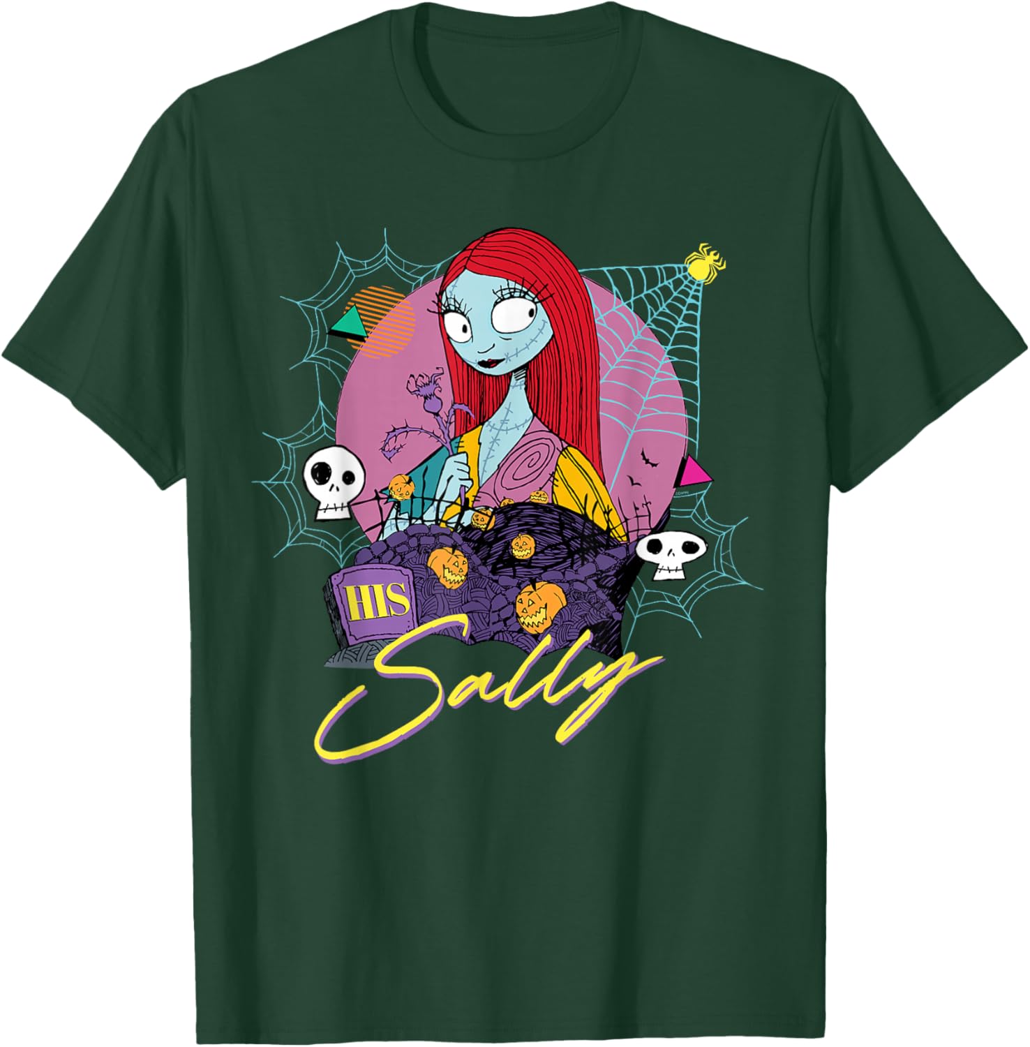 Disney The Nightmare Before Christmas Matching His Sally T-Shirt for Couples - 25
