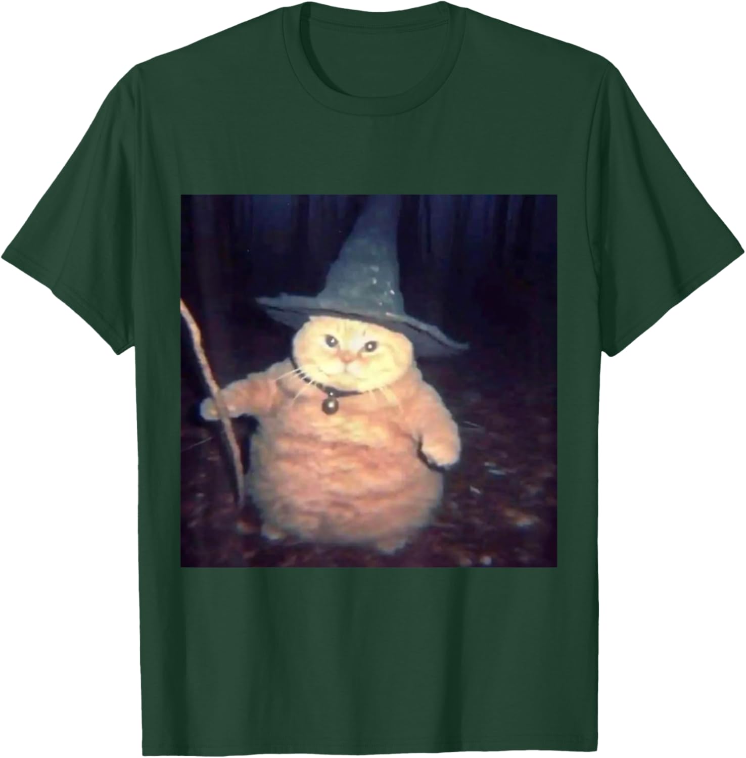 Funny Wizard Cat Halloween T-Shirt for Cat Lovers and Meme Fans - 18