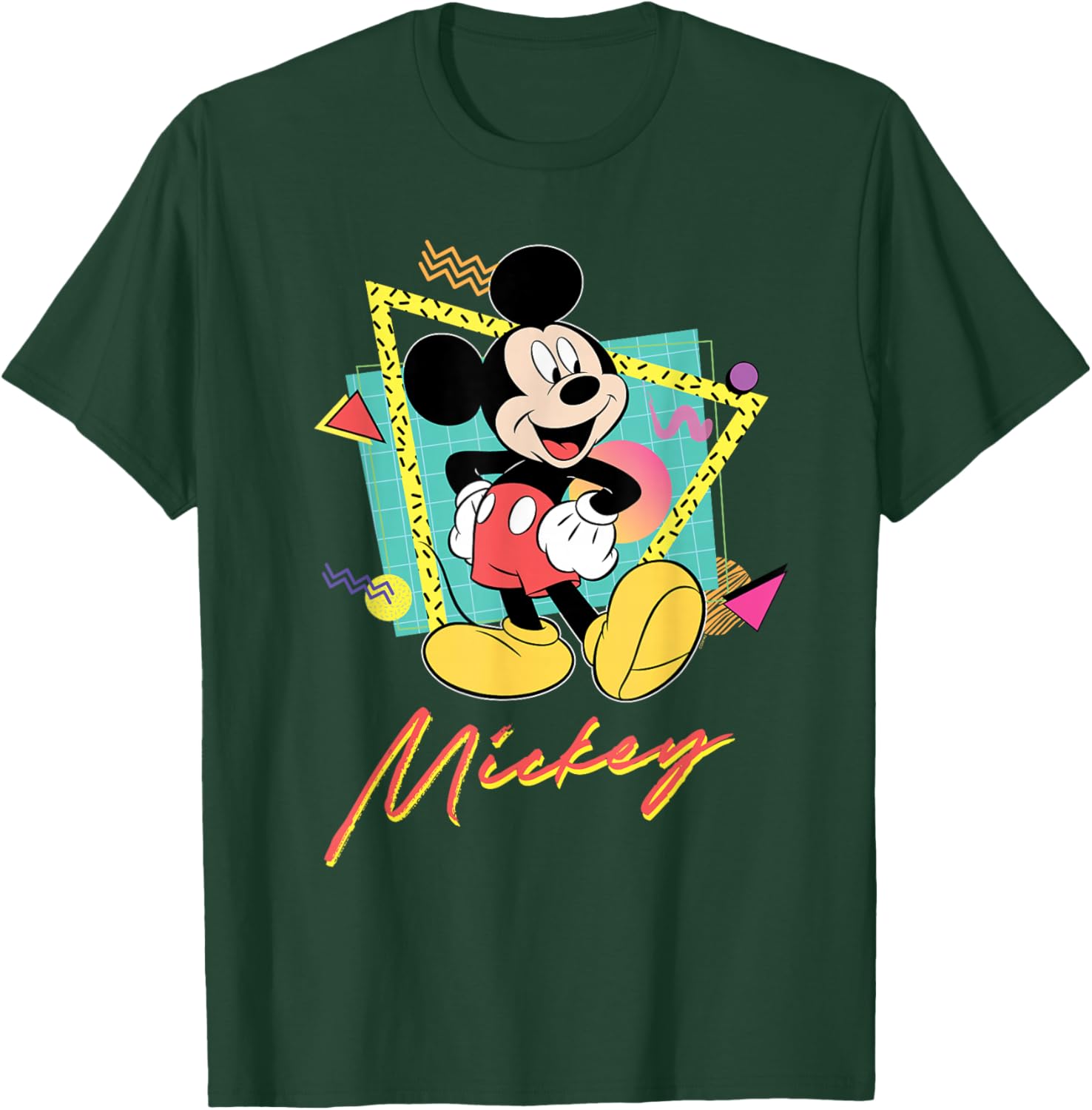 Disney Mickey Mouse Retro 90s Couples Matching Valentine's T-Shirt - 4